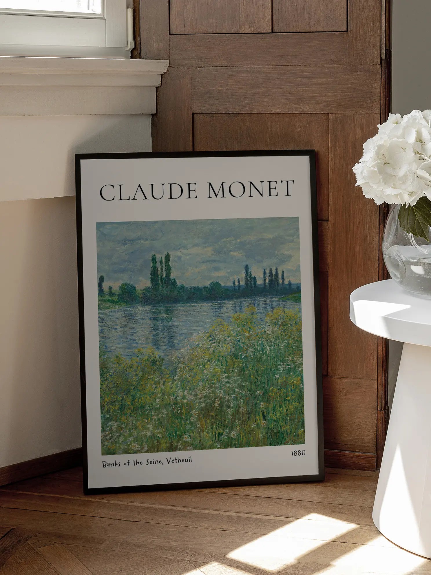 Monet — Banks of the Seine, Vetheuil Poster