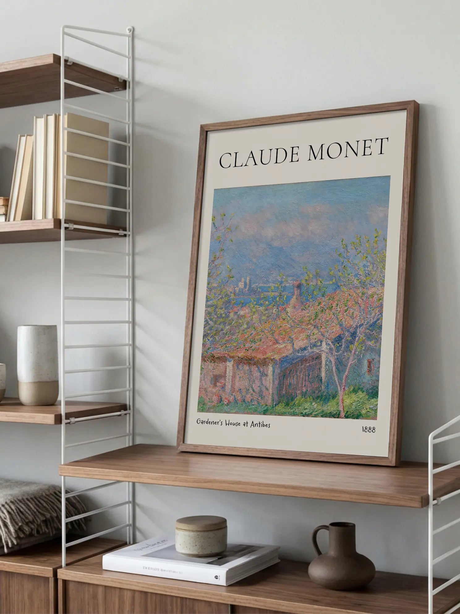 Monet — Gardener's House at Antibes Poster