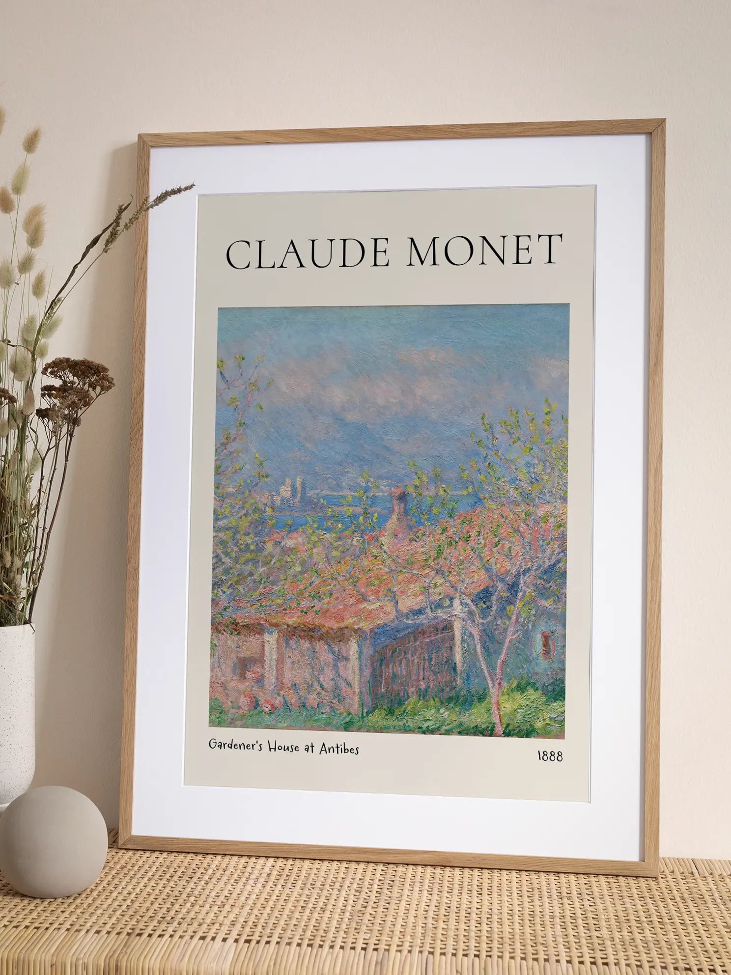 Monet — Gardener's House at Antibes Poster