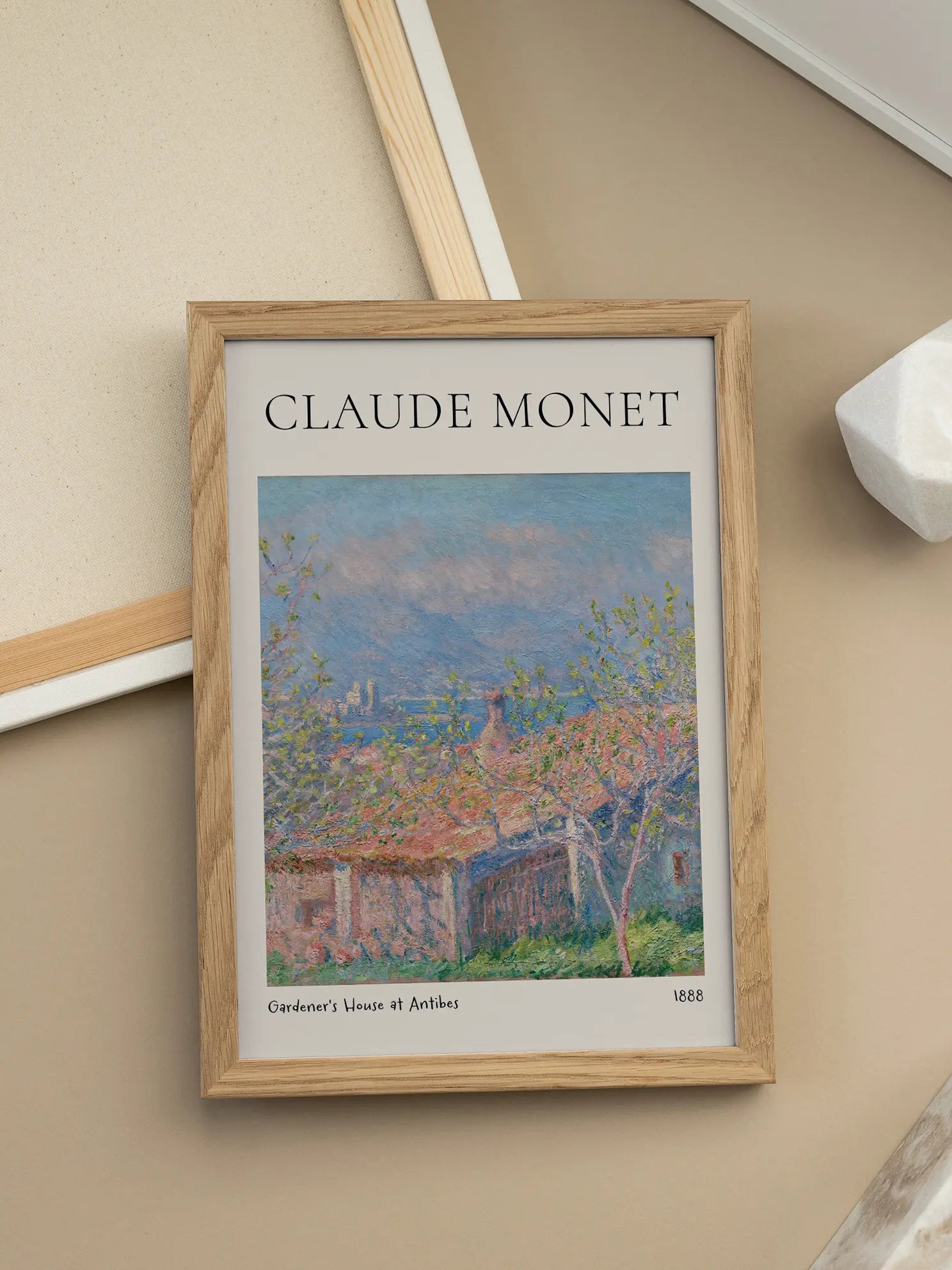 Monet — Gardener's House at Antibes Poster