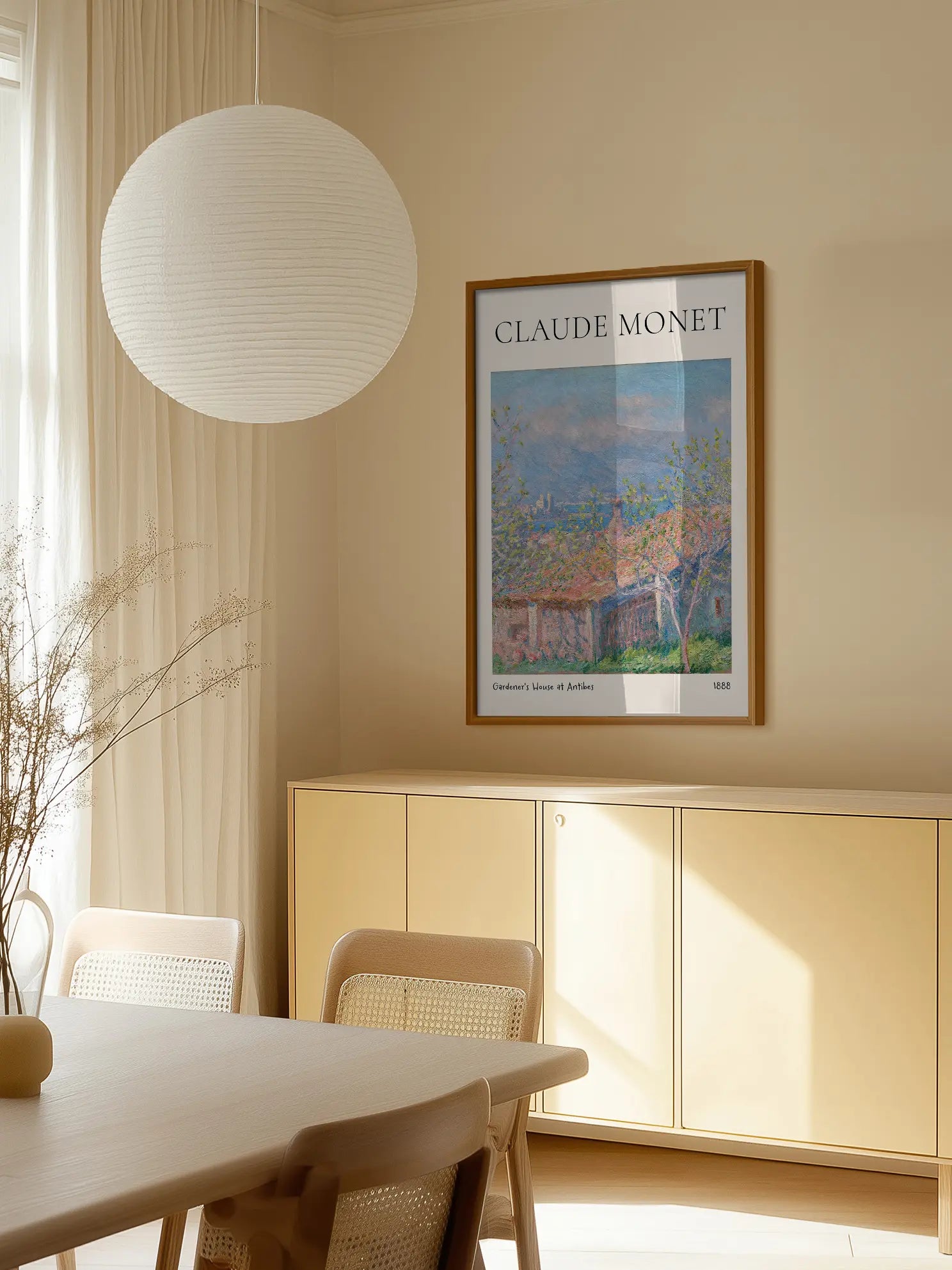 Monet — Gardener's House at Antibes Poster