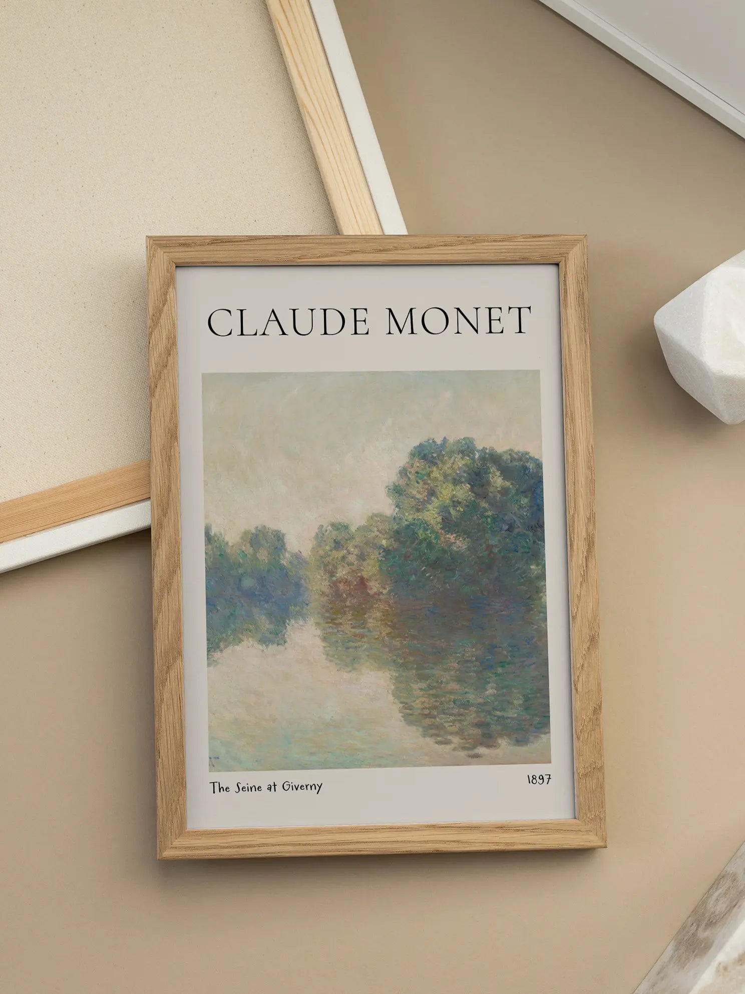 Monet — The Seine at Giverny Poster