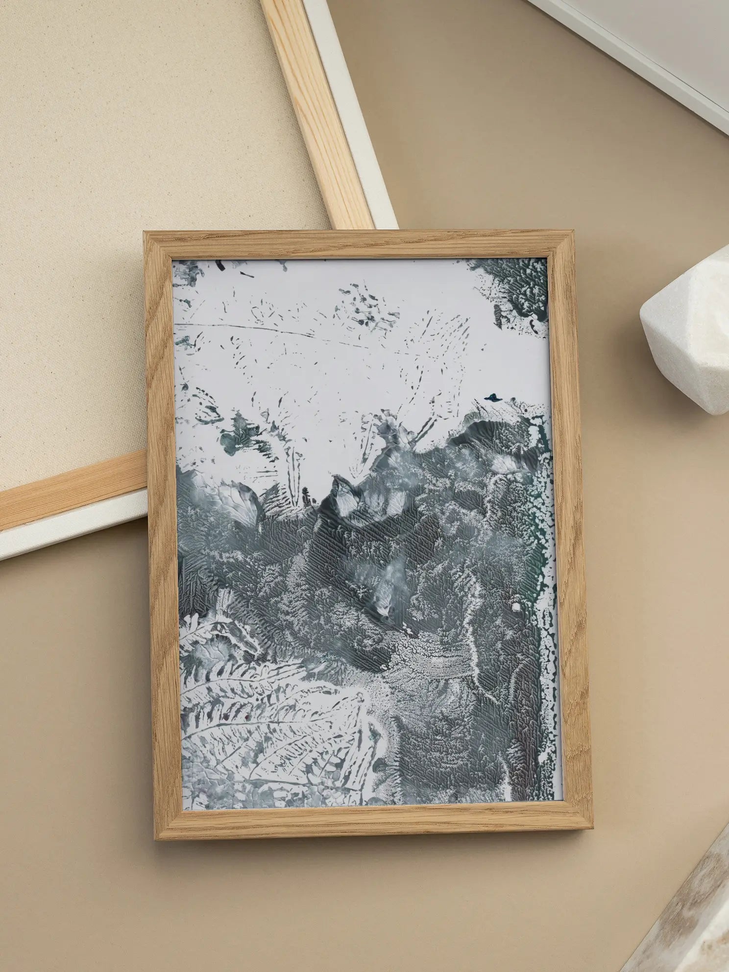 Monochrome Abstract Poster