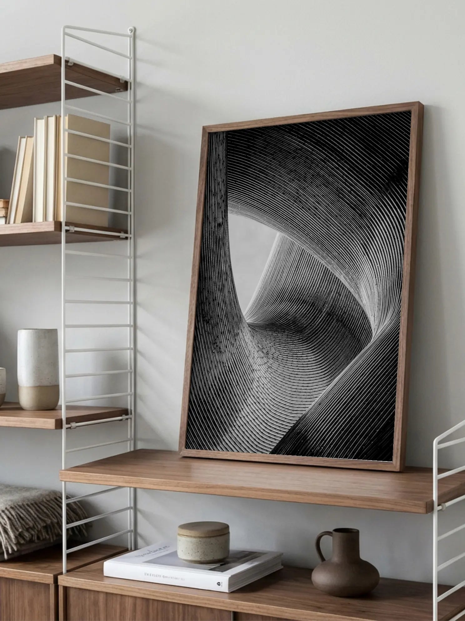 Monochrome Architecture Poster
