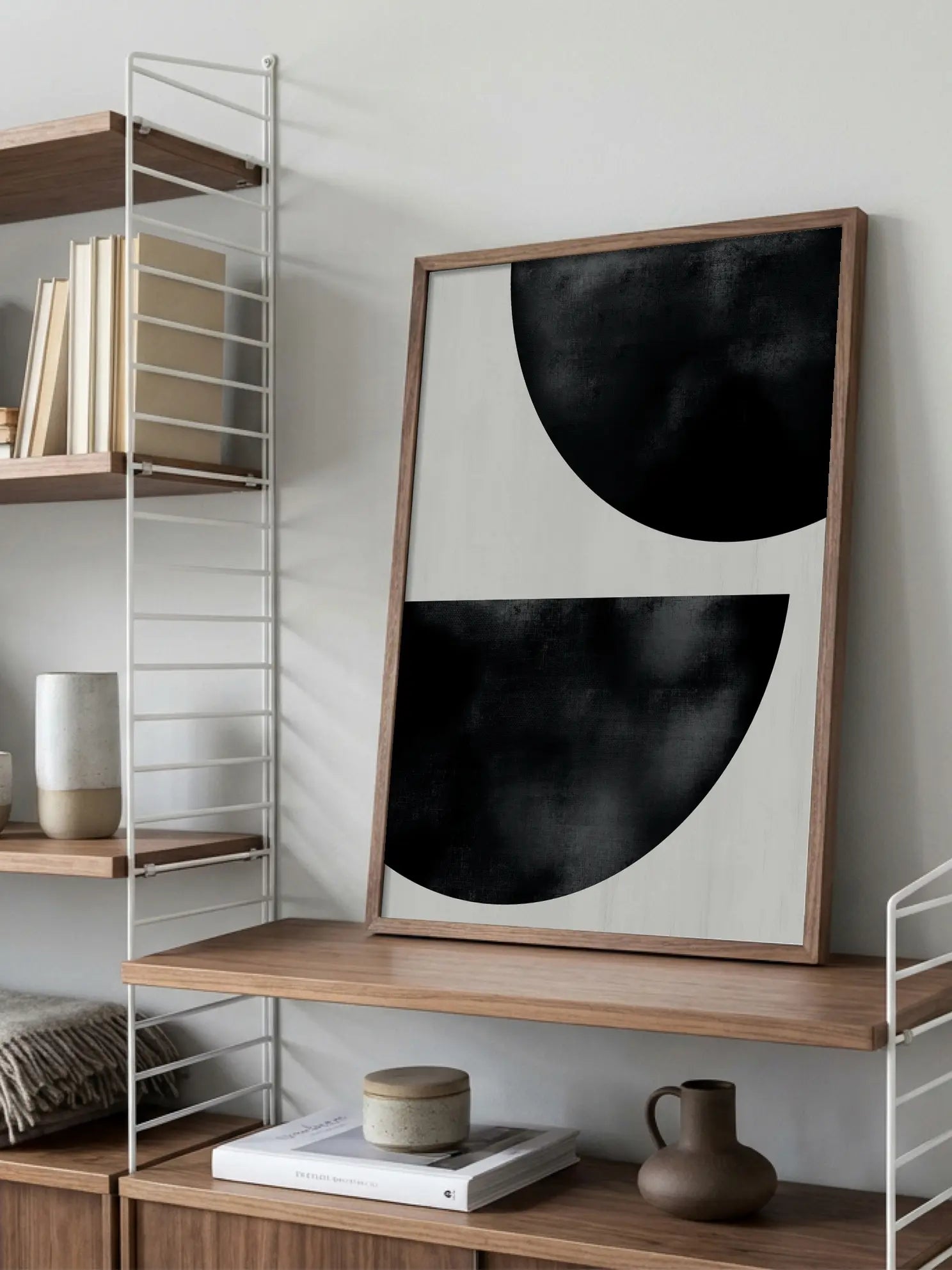 Monochrome Moons Poster