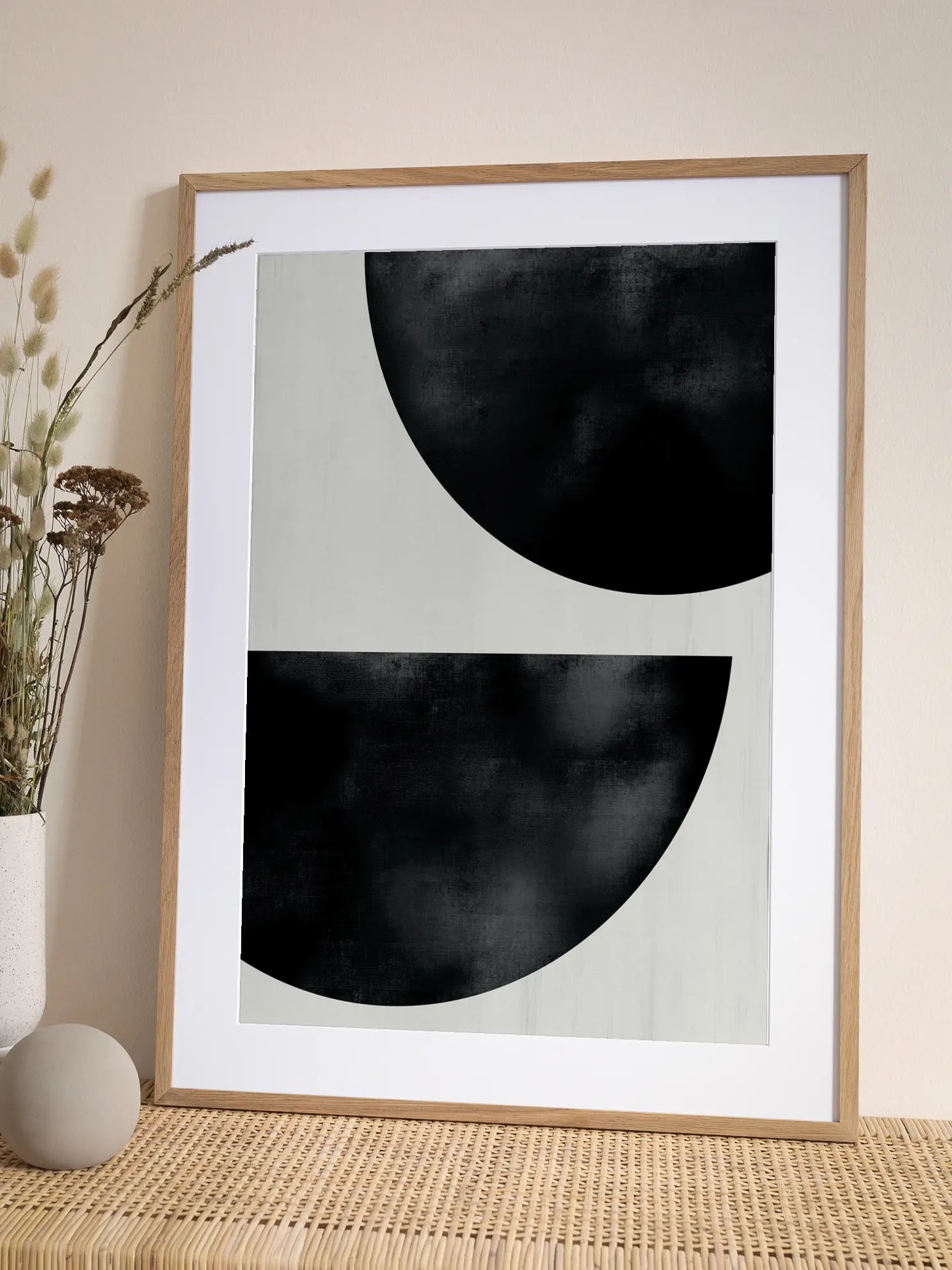 Monochrome Moons Poster