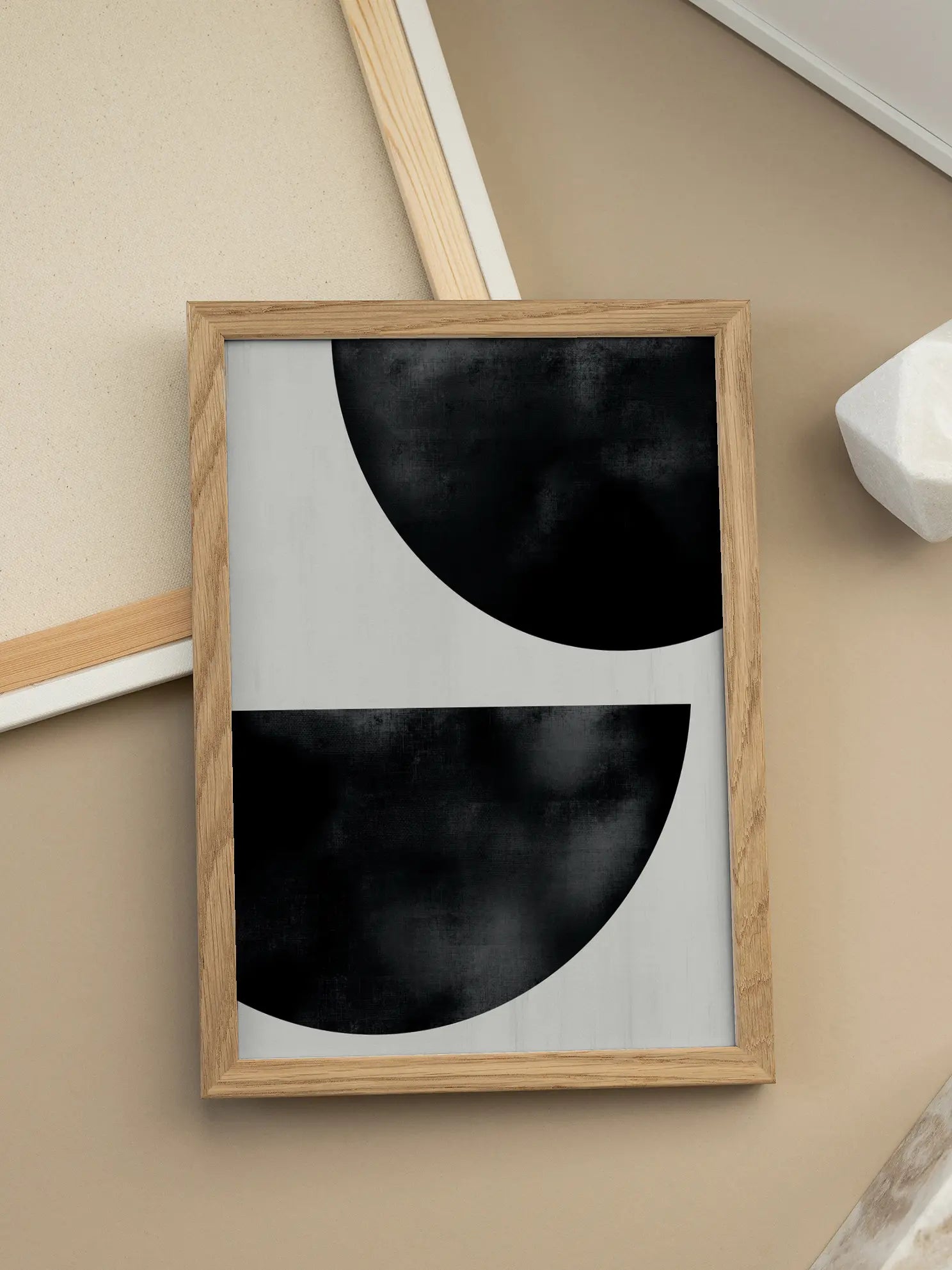Monochrome Moons Poster