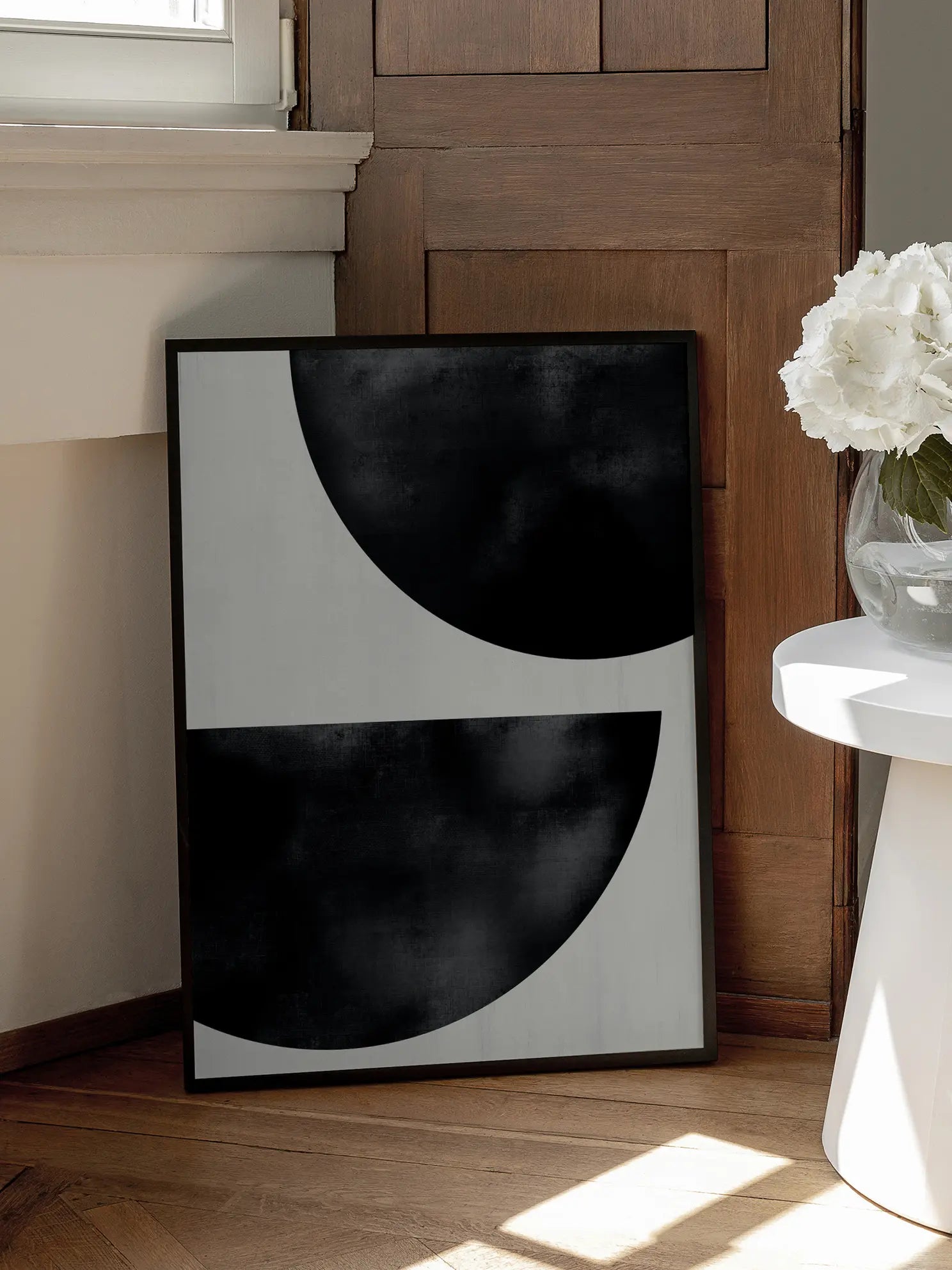 Monochrome Moons Poster