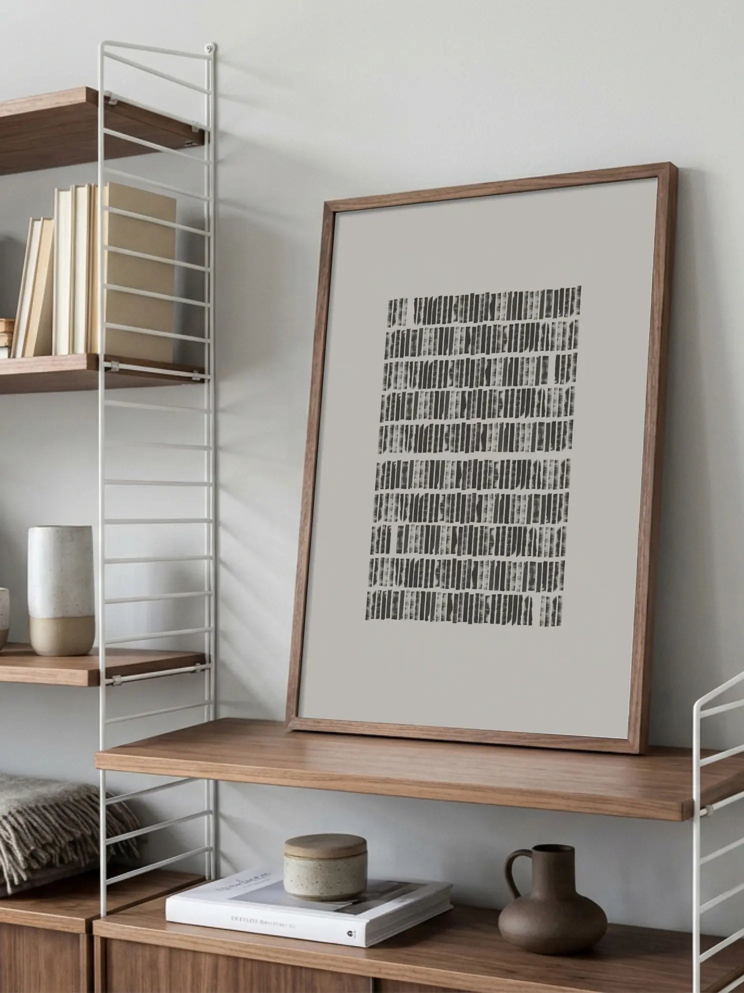 Monochrome Patterns Poster