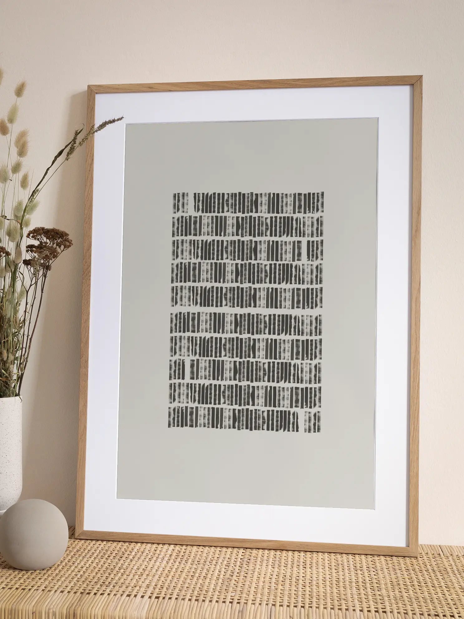 Monochrome Patterns Poster