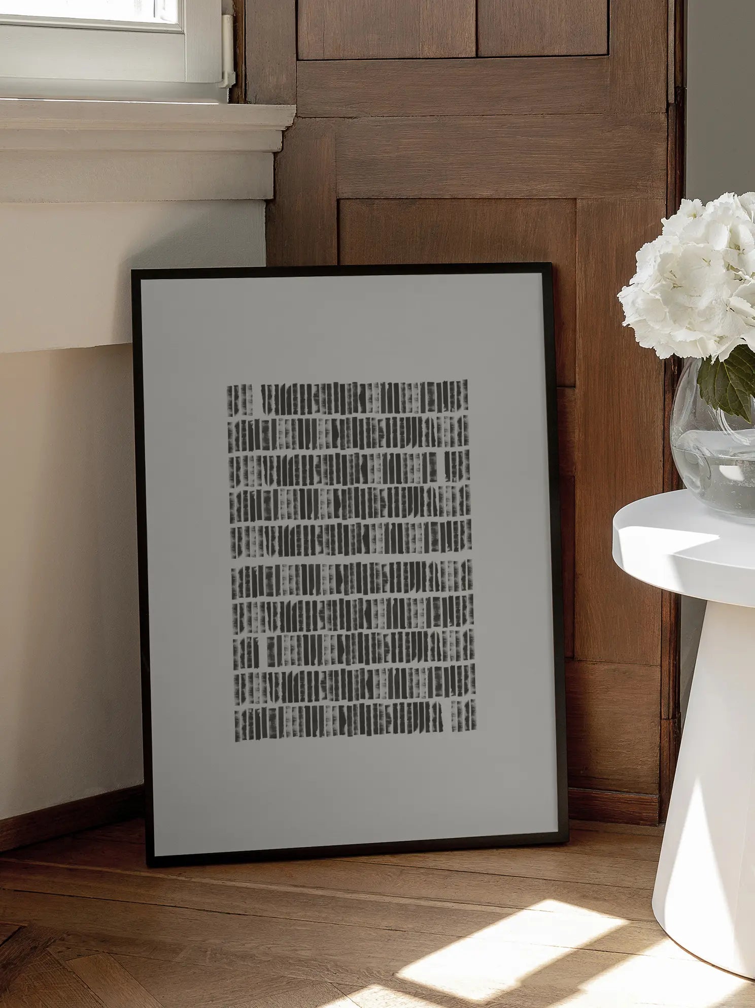 Monochrome Patterns Poster