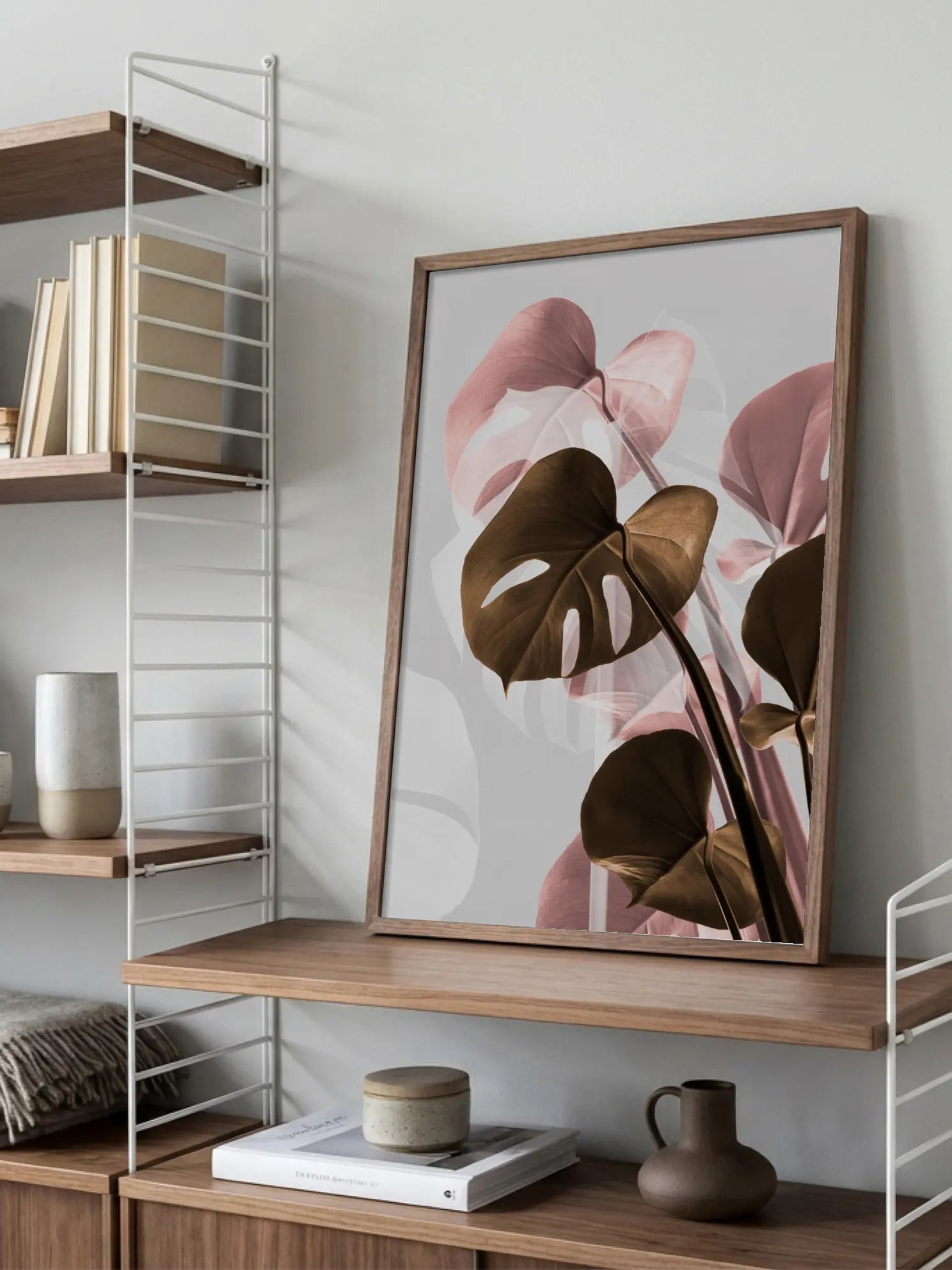 Monstera in Color Poster