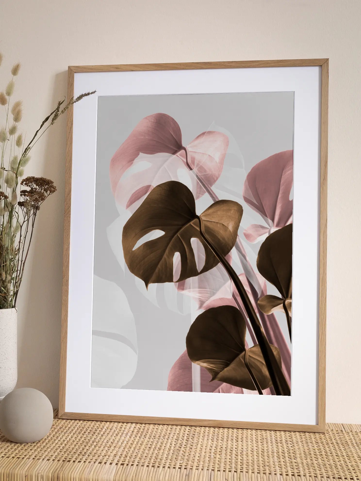 Monstera in Color Poster