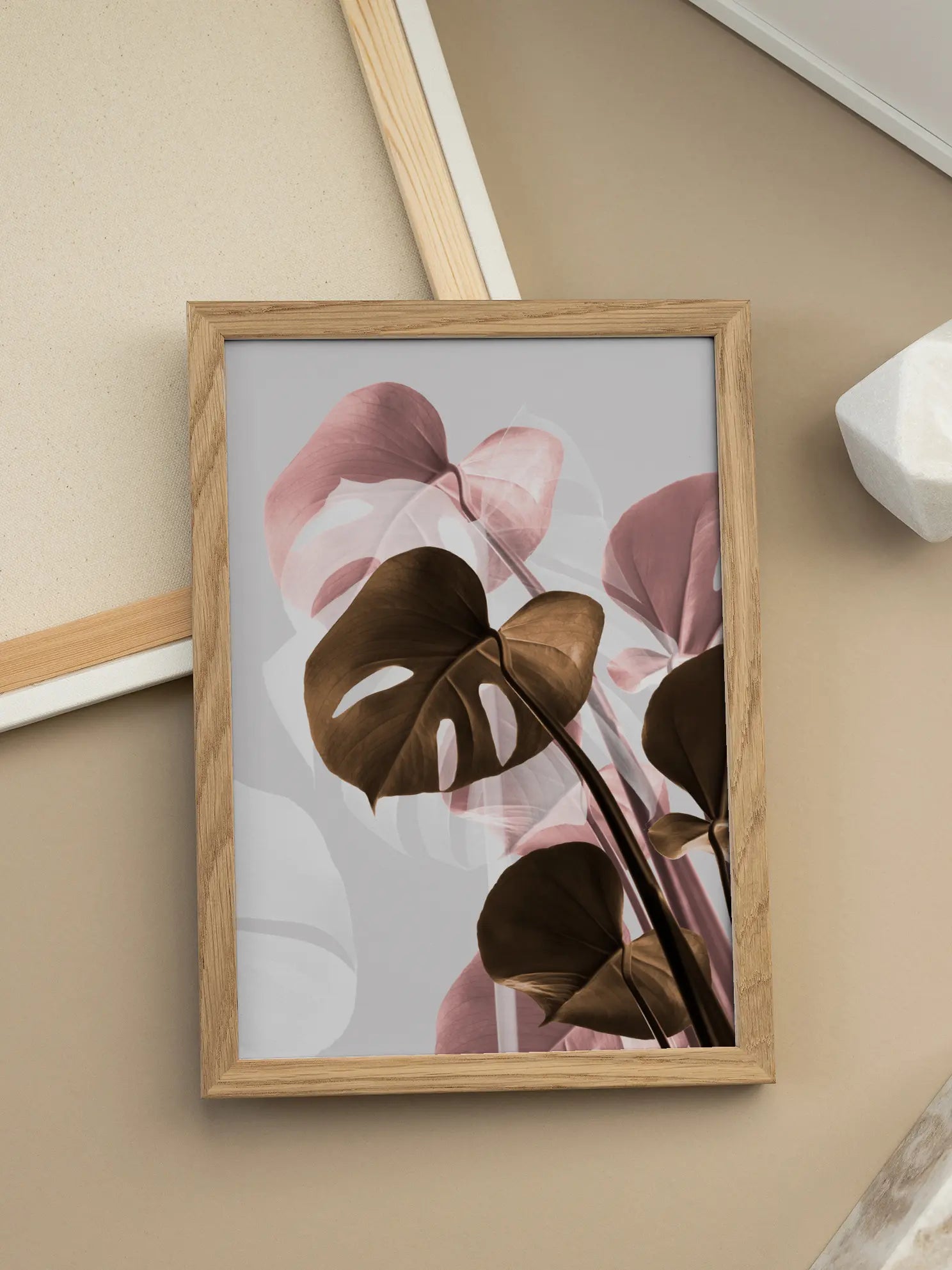 Monstera in Color Poster