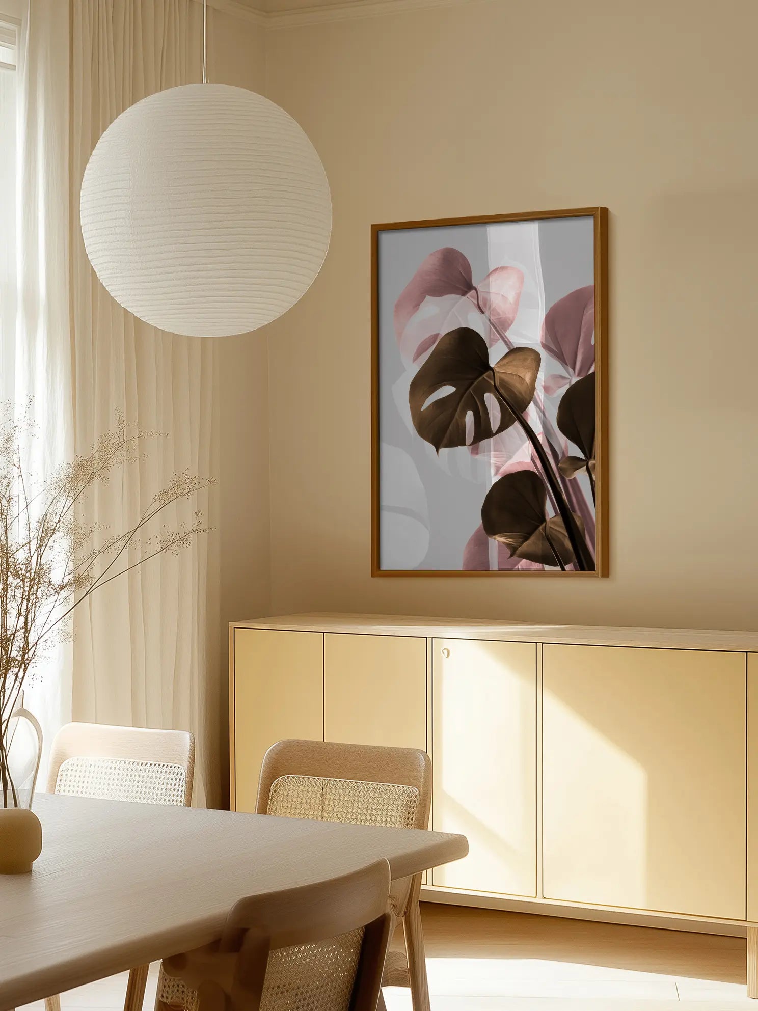 Monstera in Color Poster