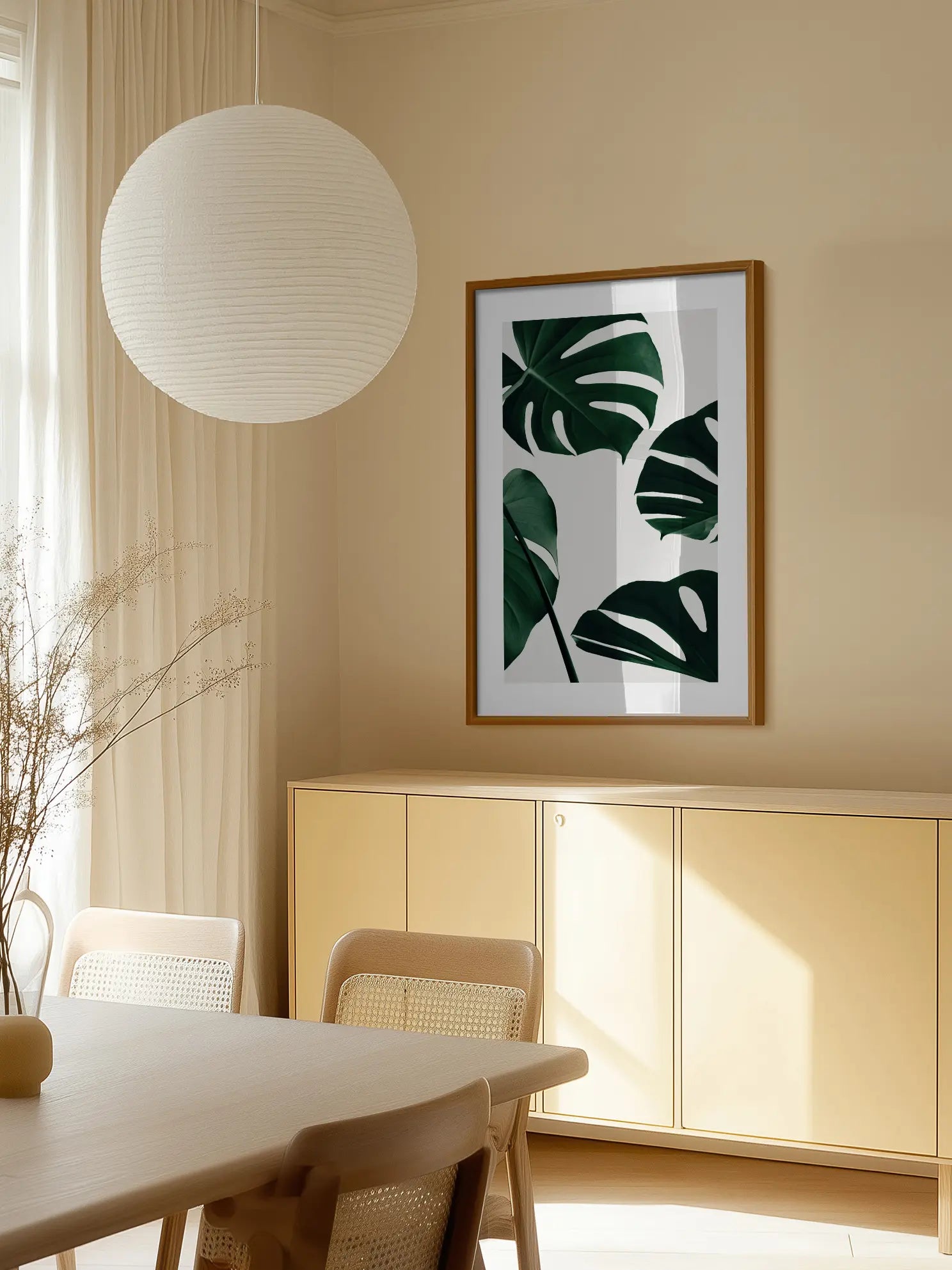 Monstera Leaves Poster