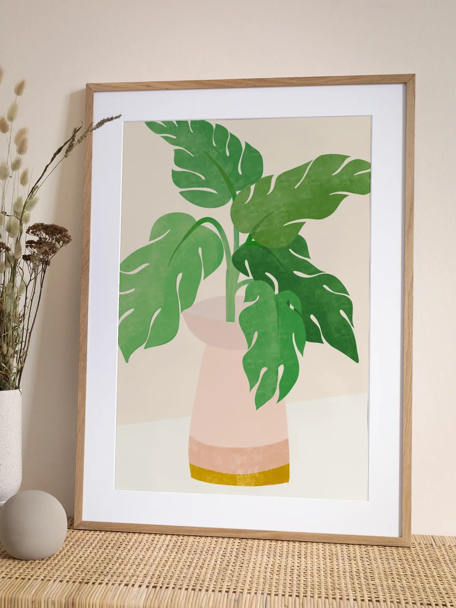 Monstera Plant Poster