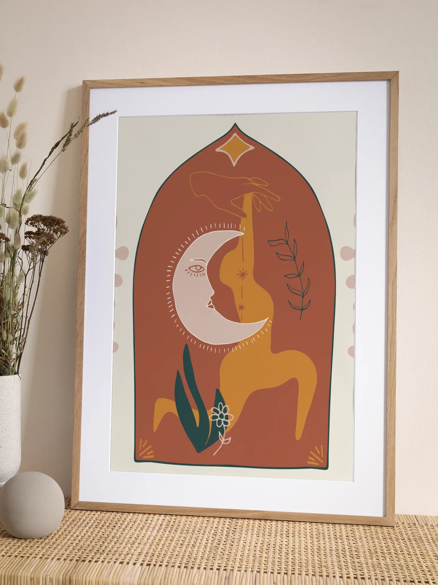Moon Body Poster
