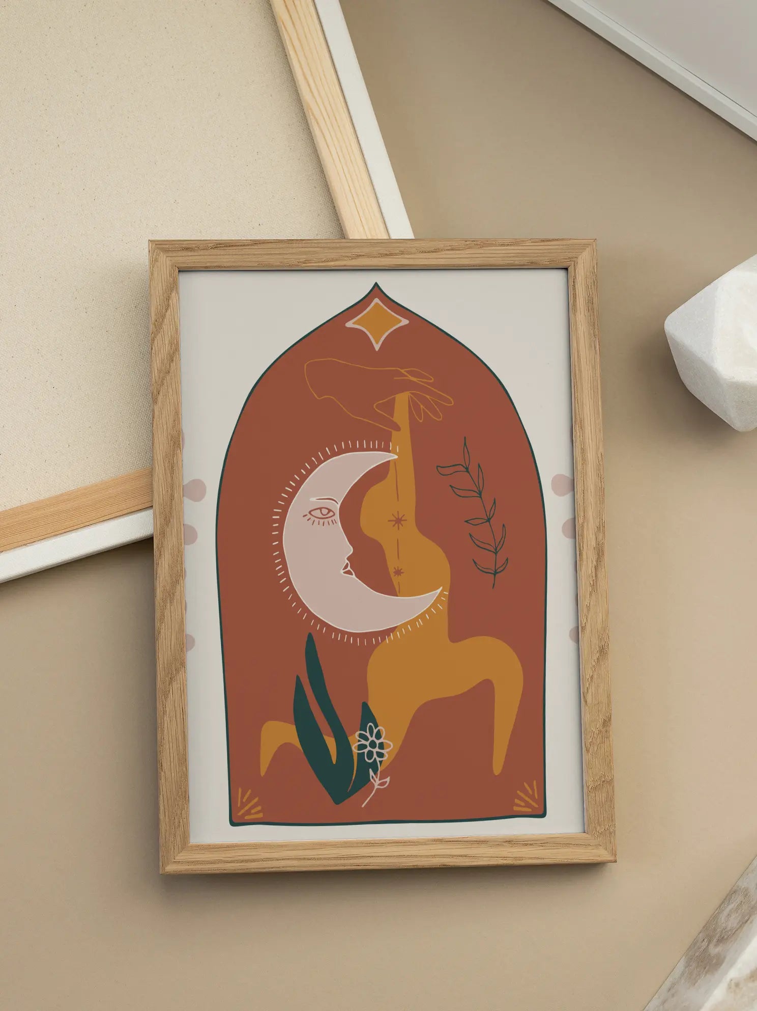 Moon Body Poster