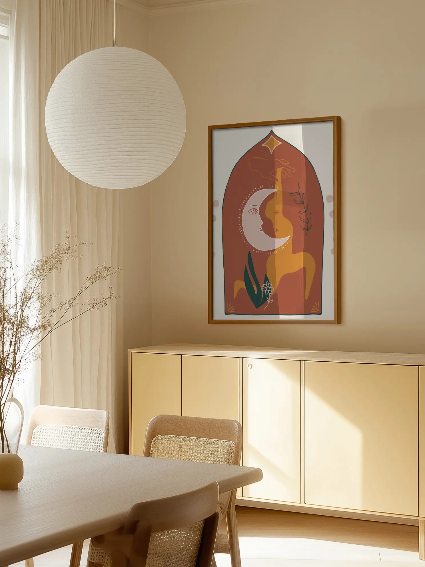 Moon Body Poster