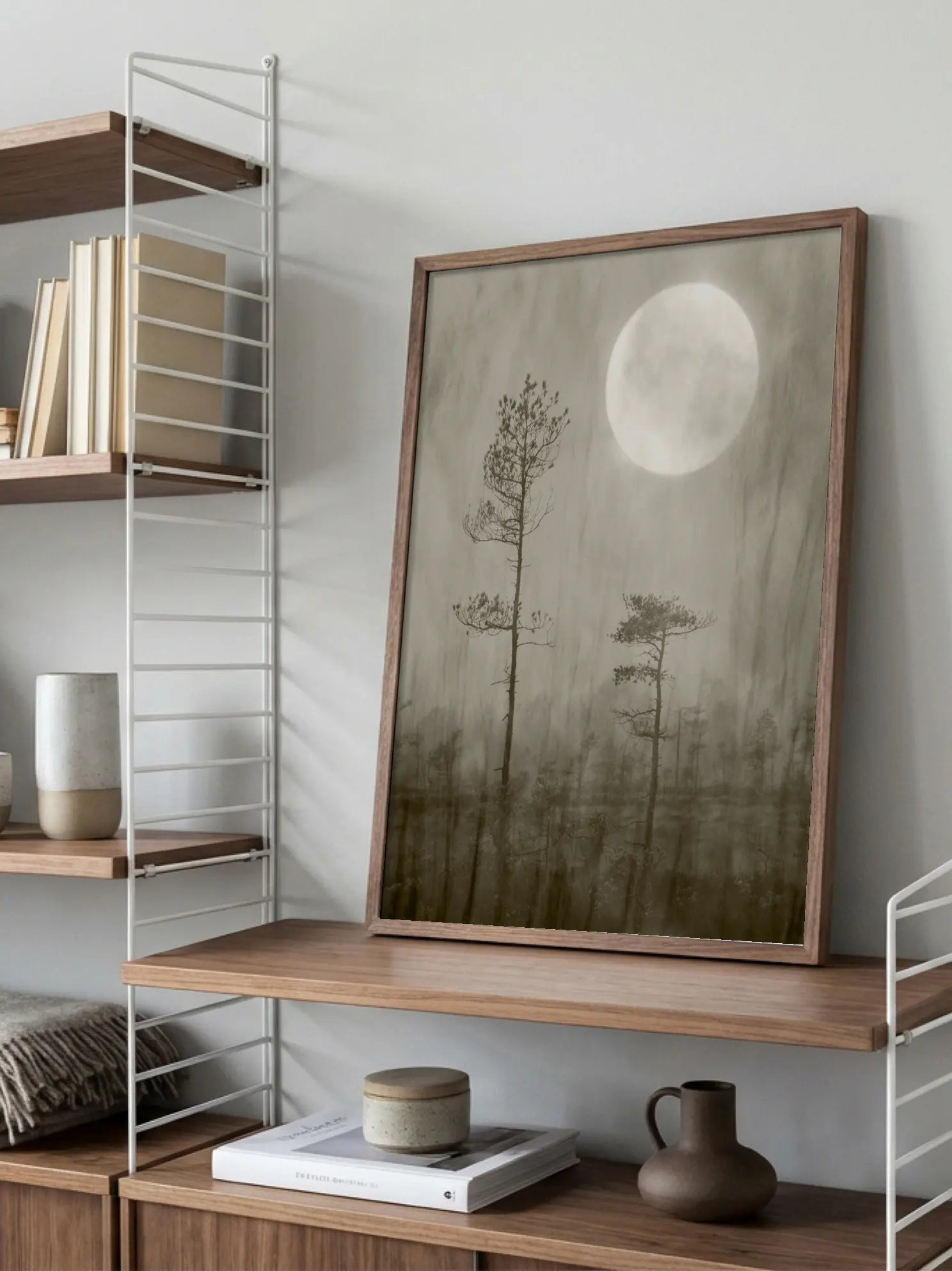 Moonlit Forest Poster