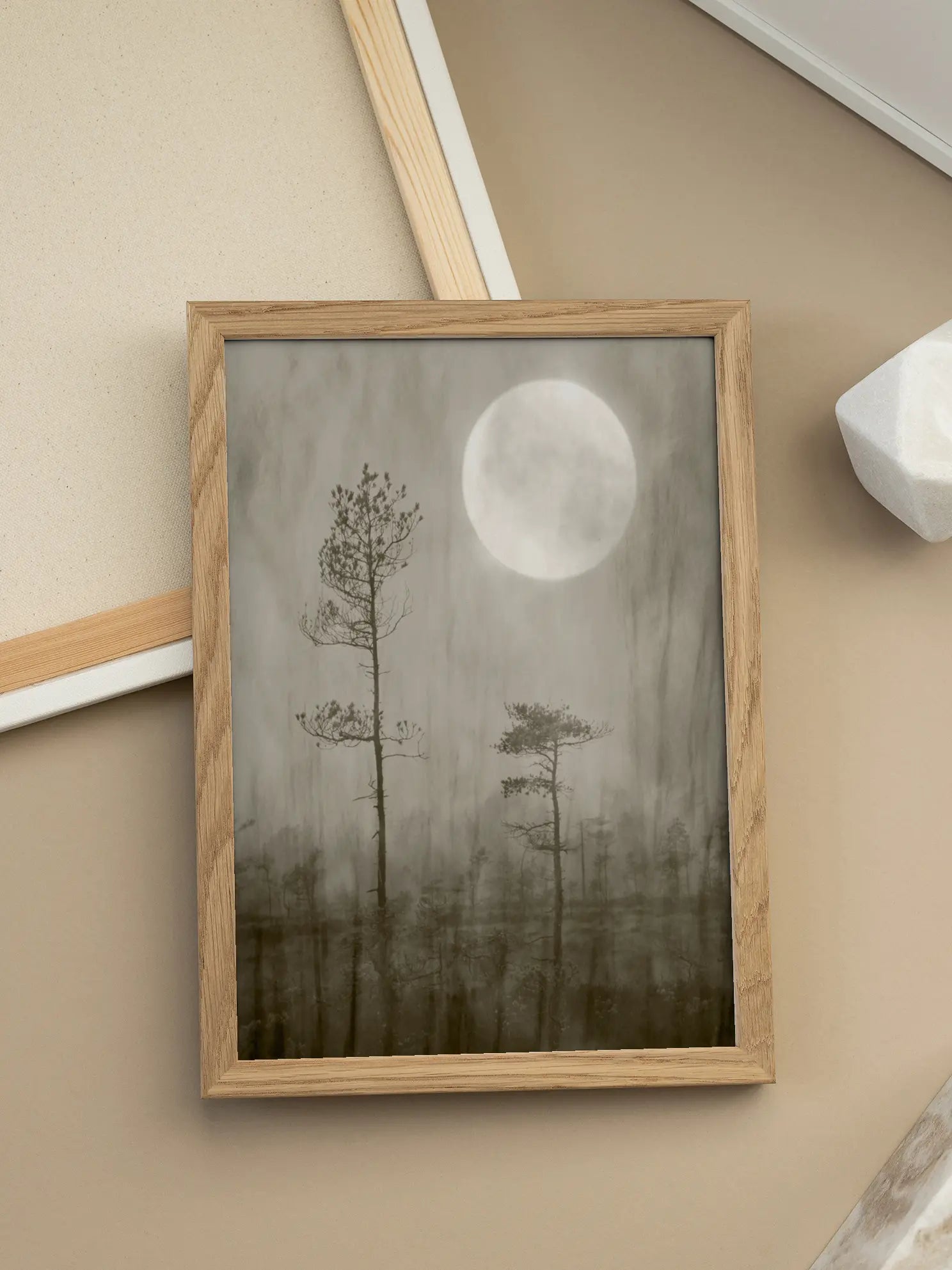 Moonlit Forest Poster