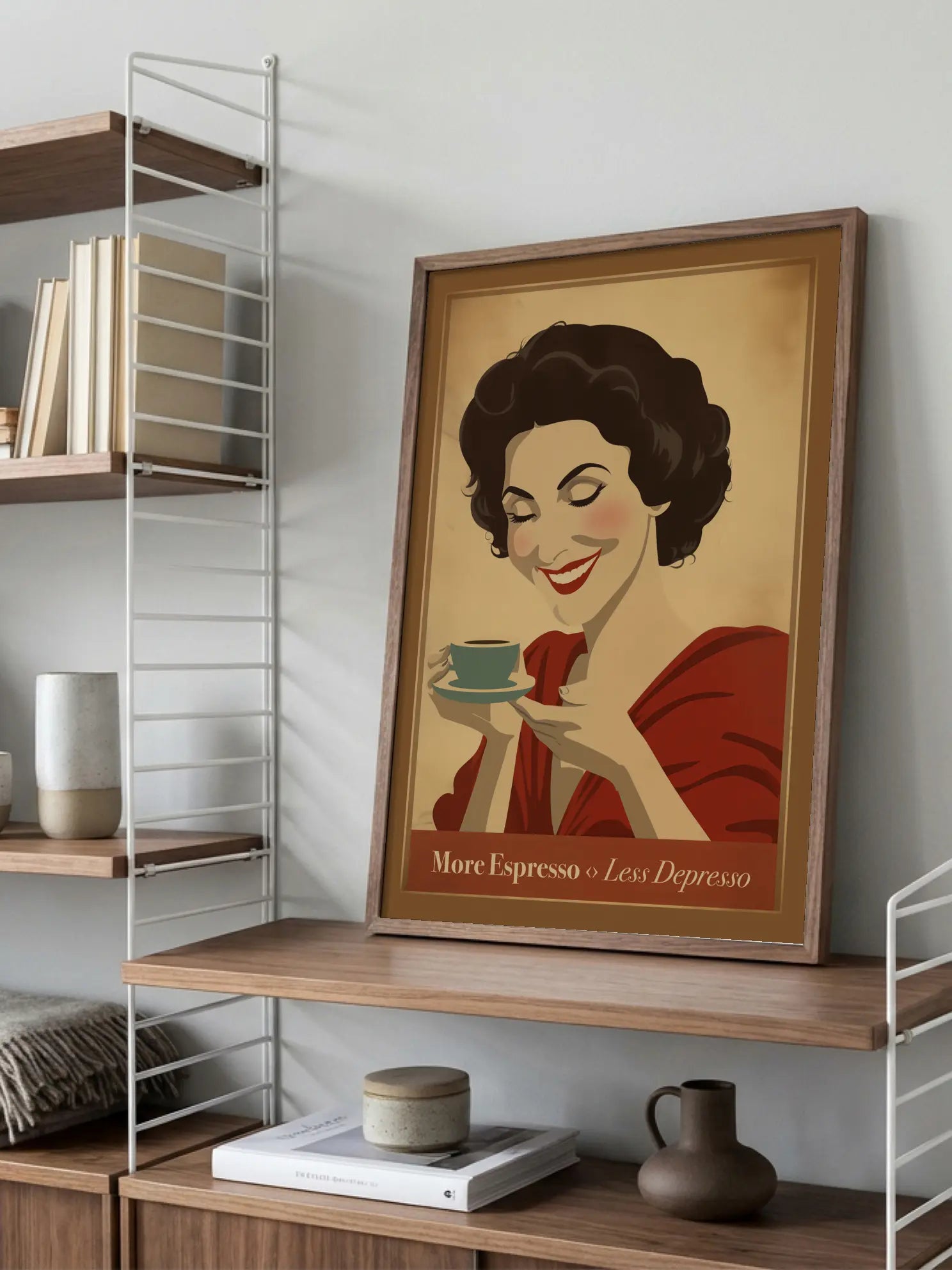 More Espresso - Less Depresso No2 Poster