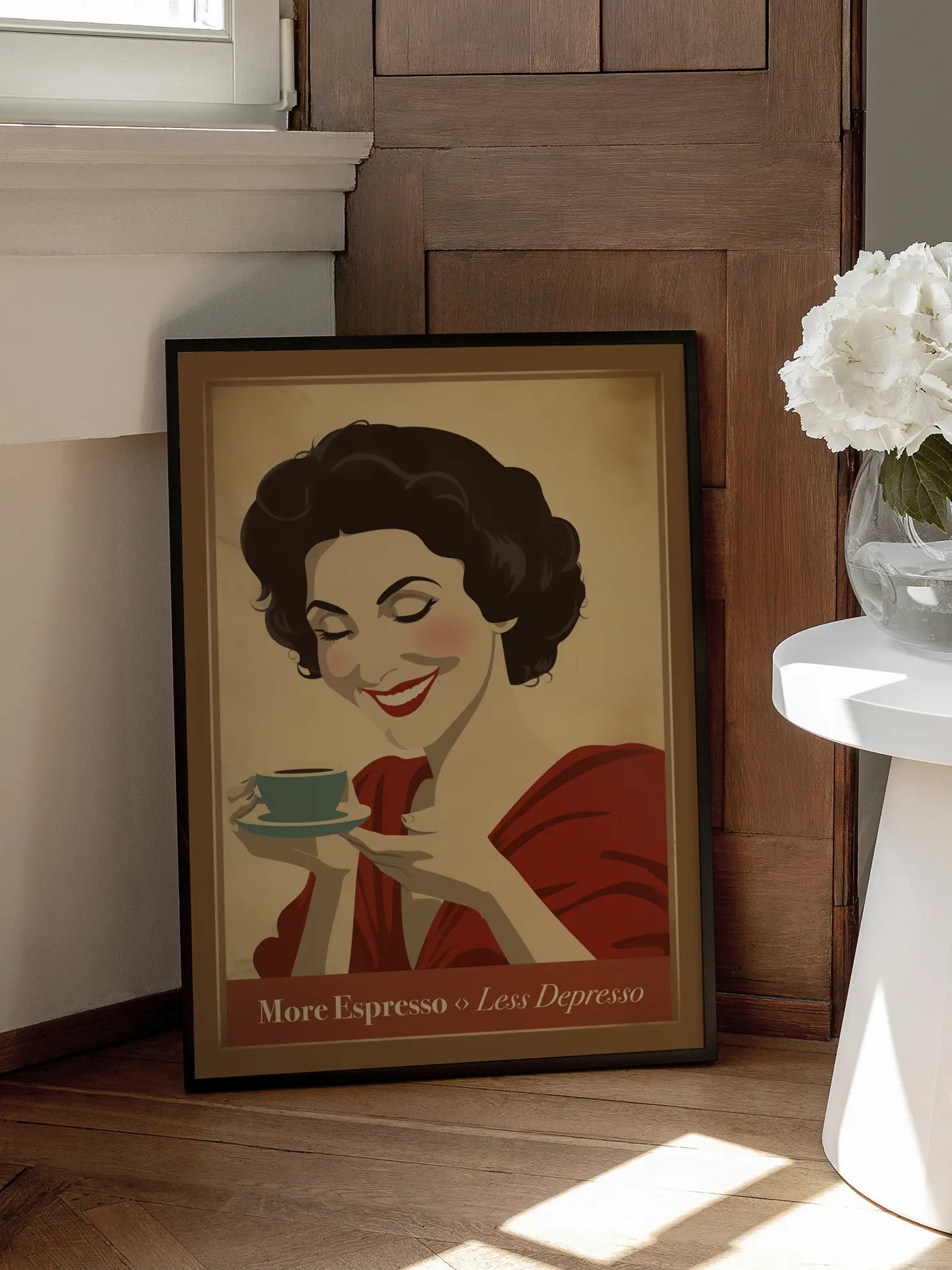 More Espresso - Less Depresso No2 Poster