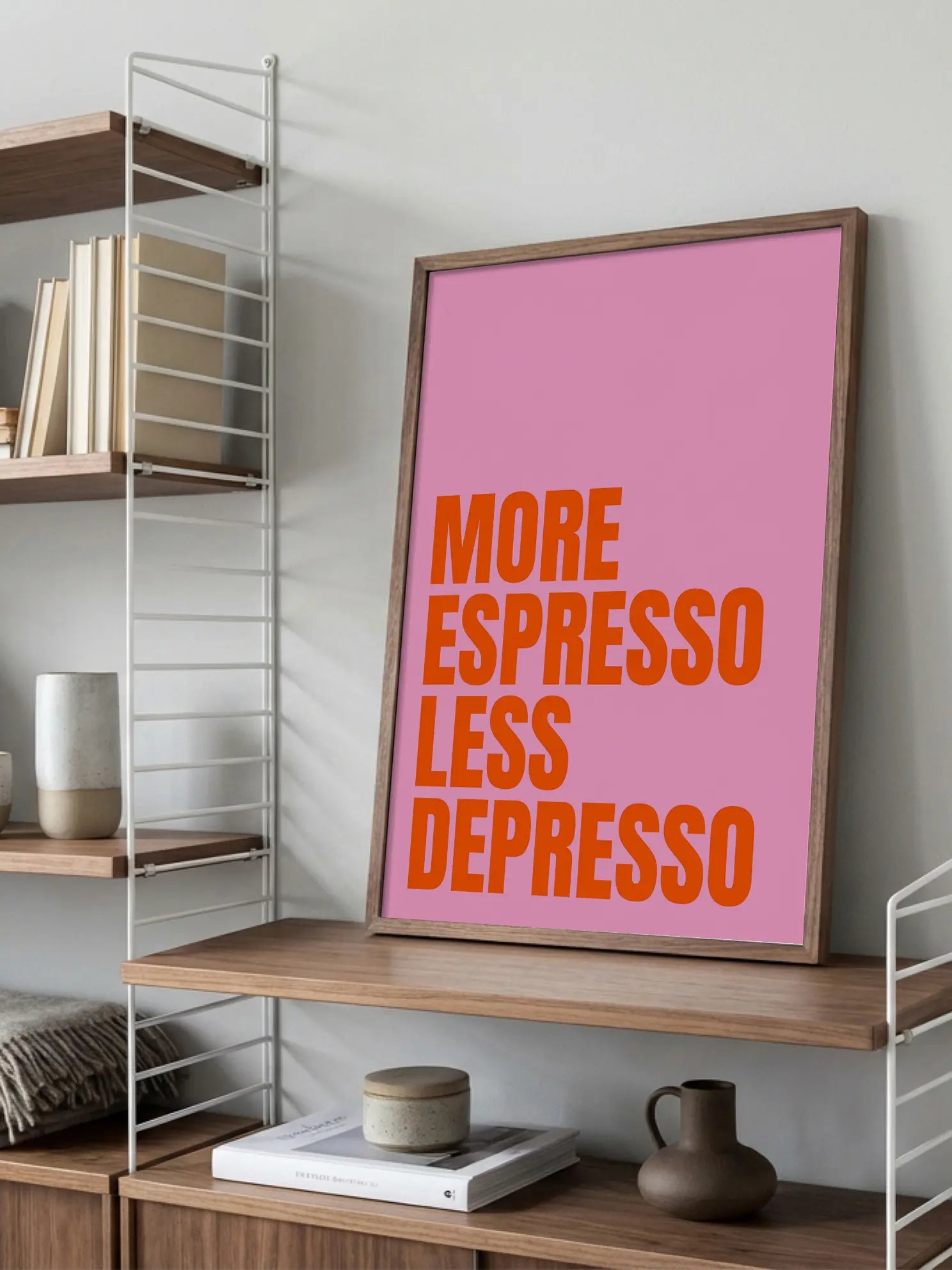 More Espresso Less Depresso Poster