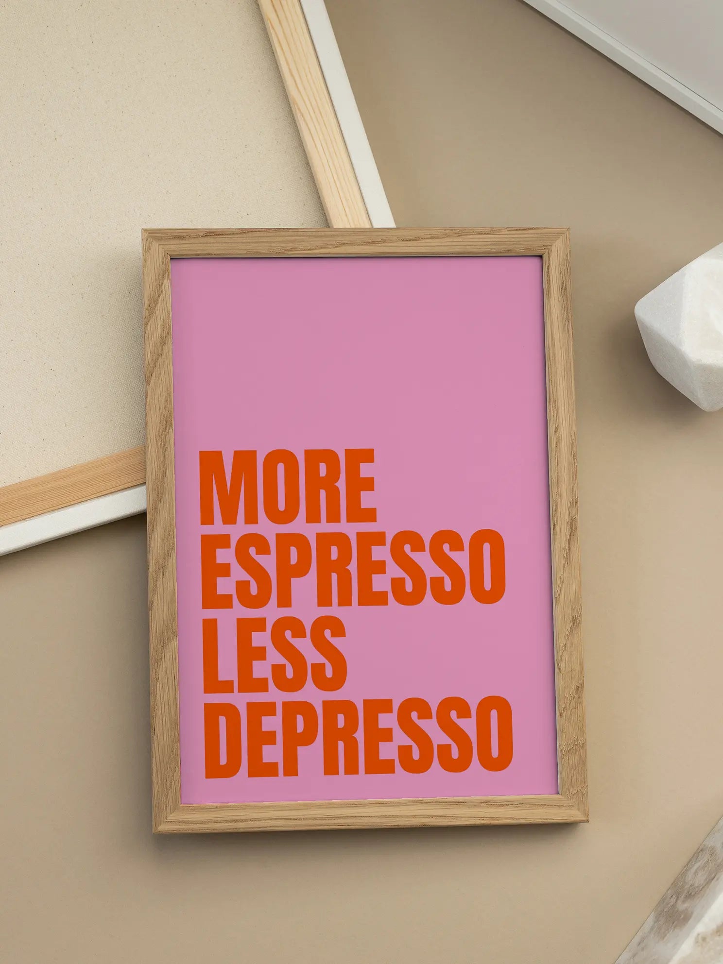 More Espresso Less Depresso Poster