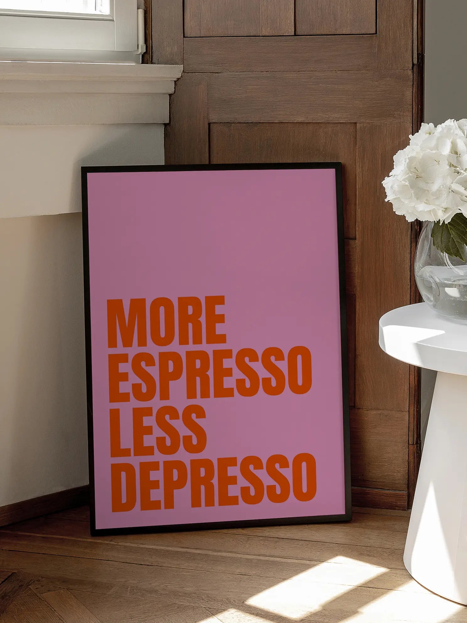 More Espresso Less Depresso Poster
