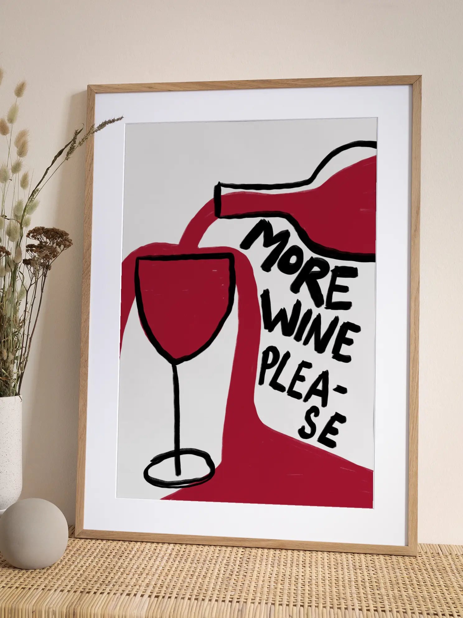 More Wine Please Poster