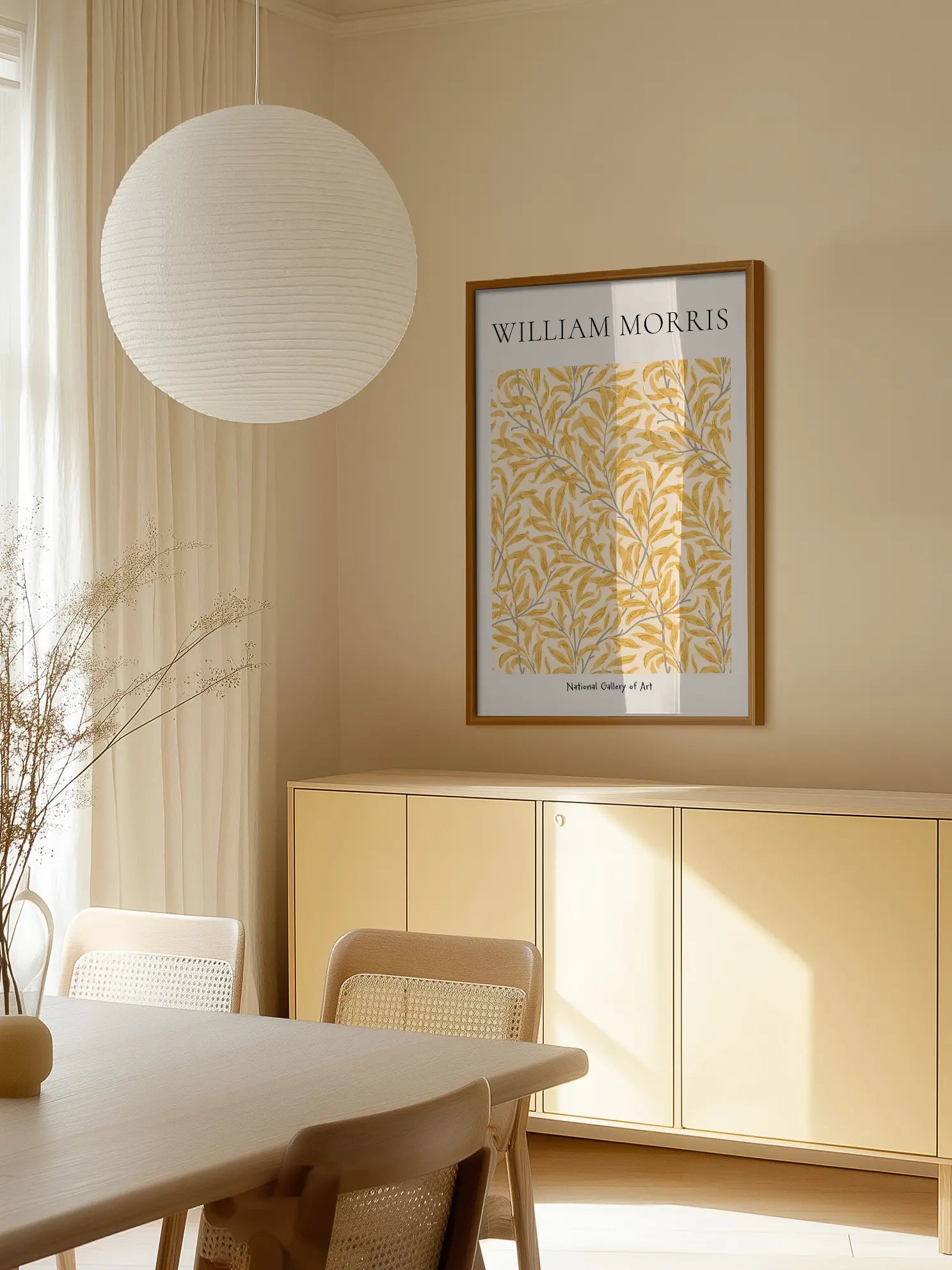 Morris — Golden Leaves Poster