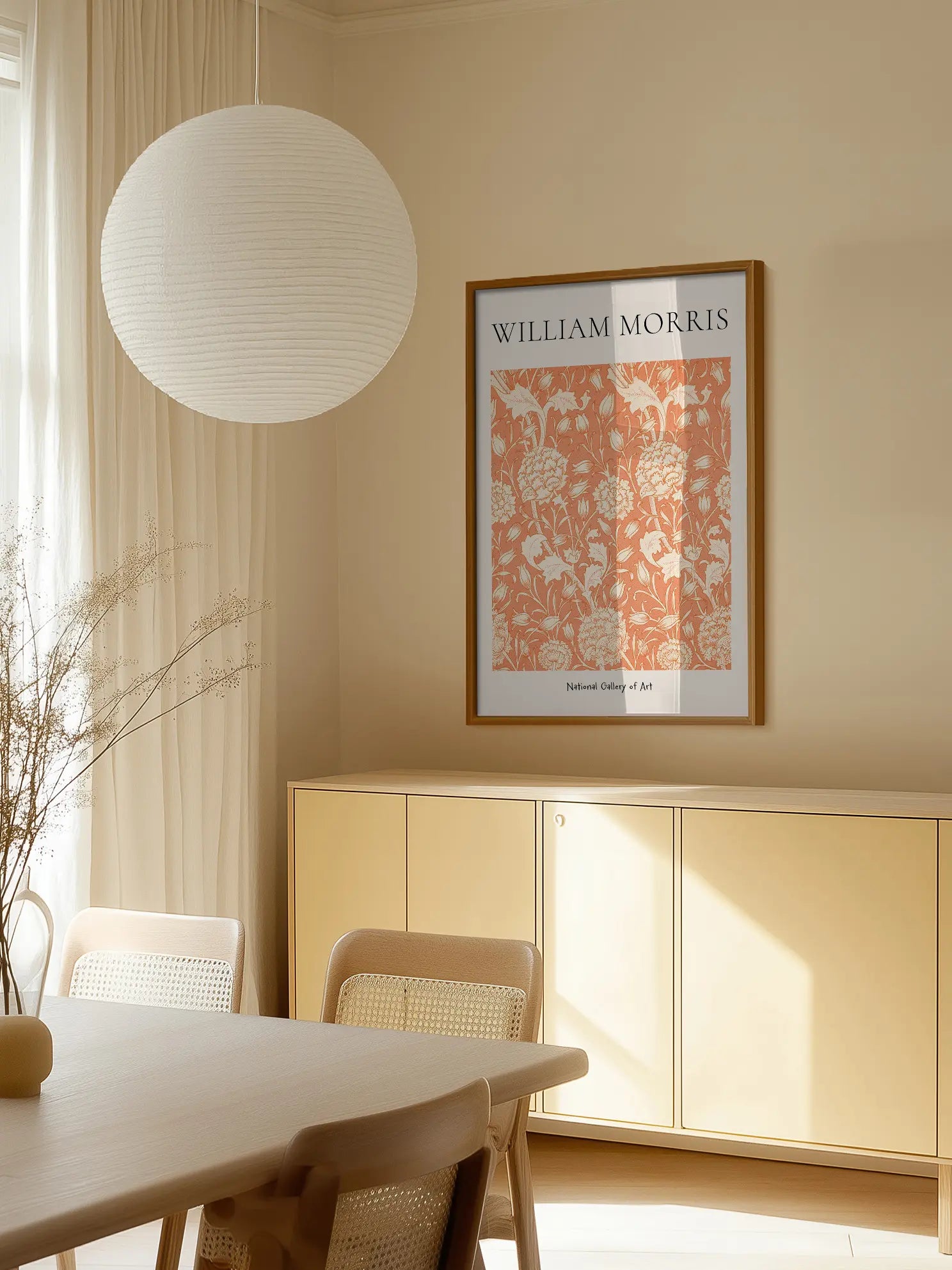 Morris — Ornamental Orange Poster