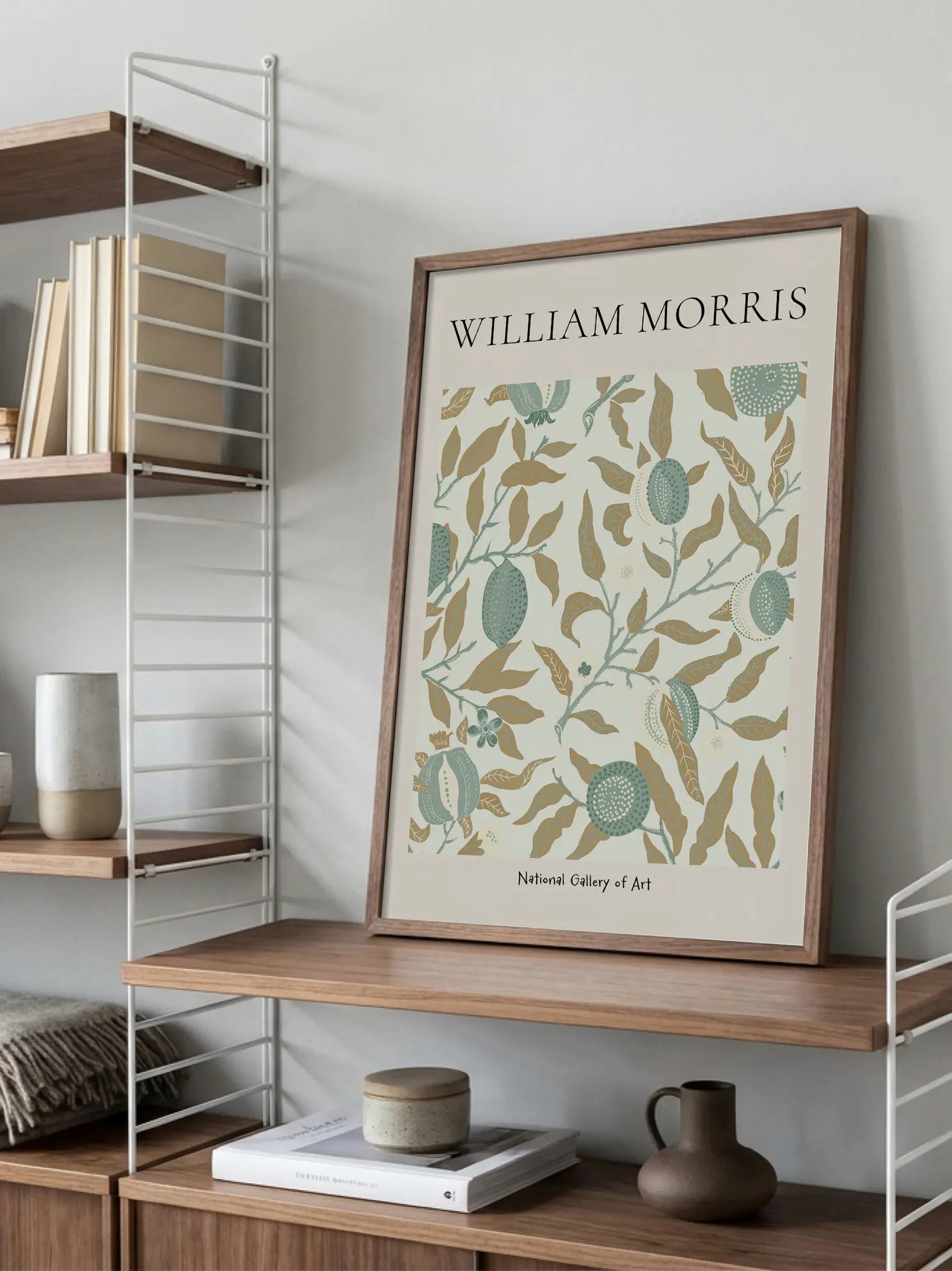 Morris — Pomegranate Pattern Poster