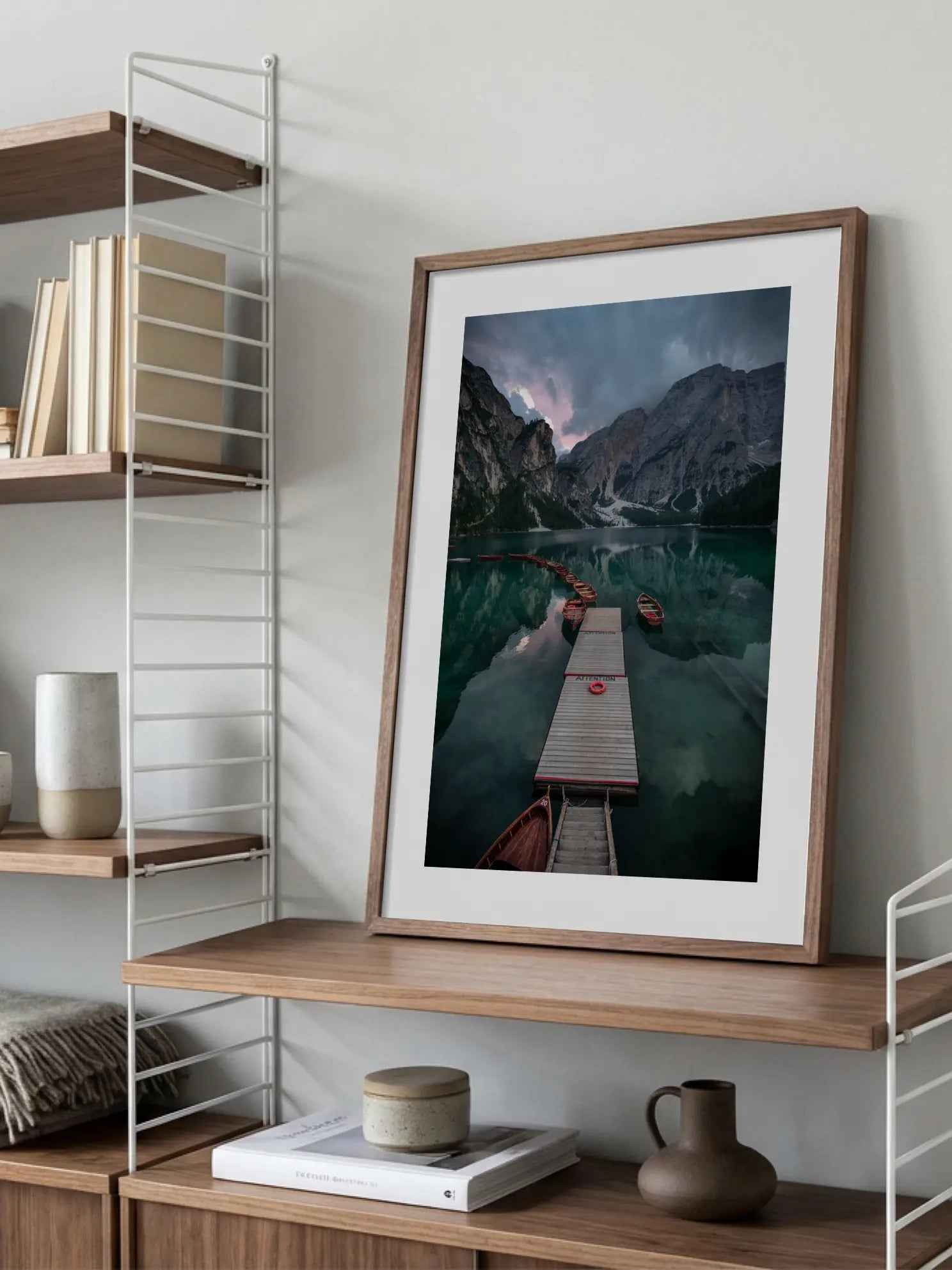 Mountain Lake Reflections Poster