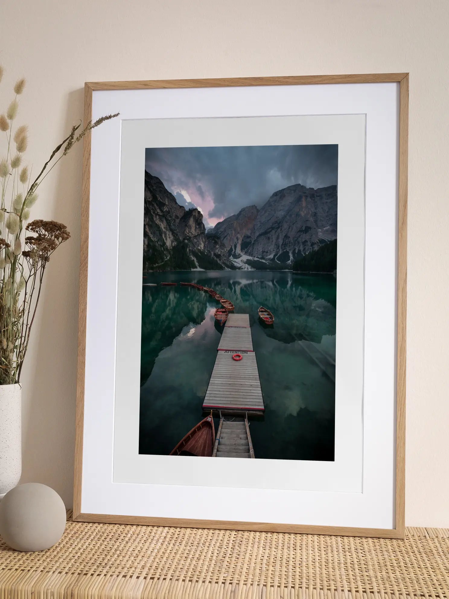 Mountain Lake Reflections Poster