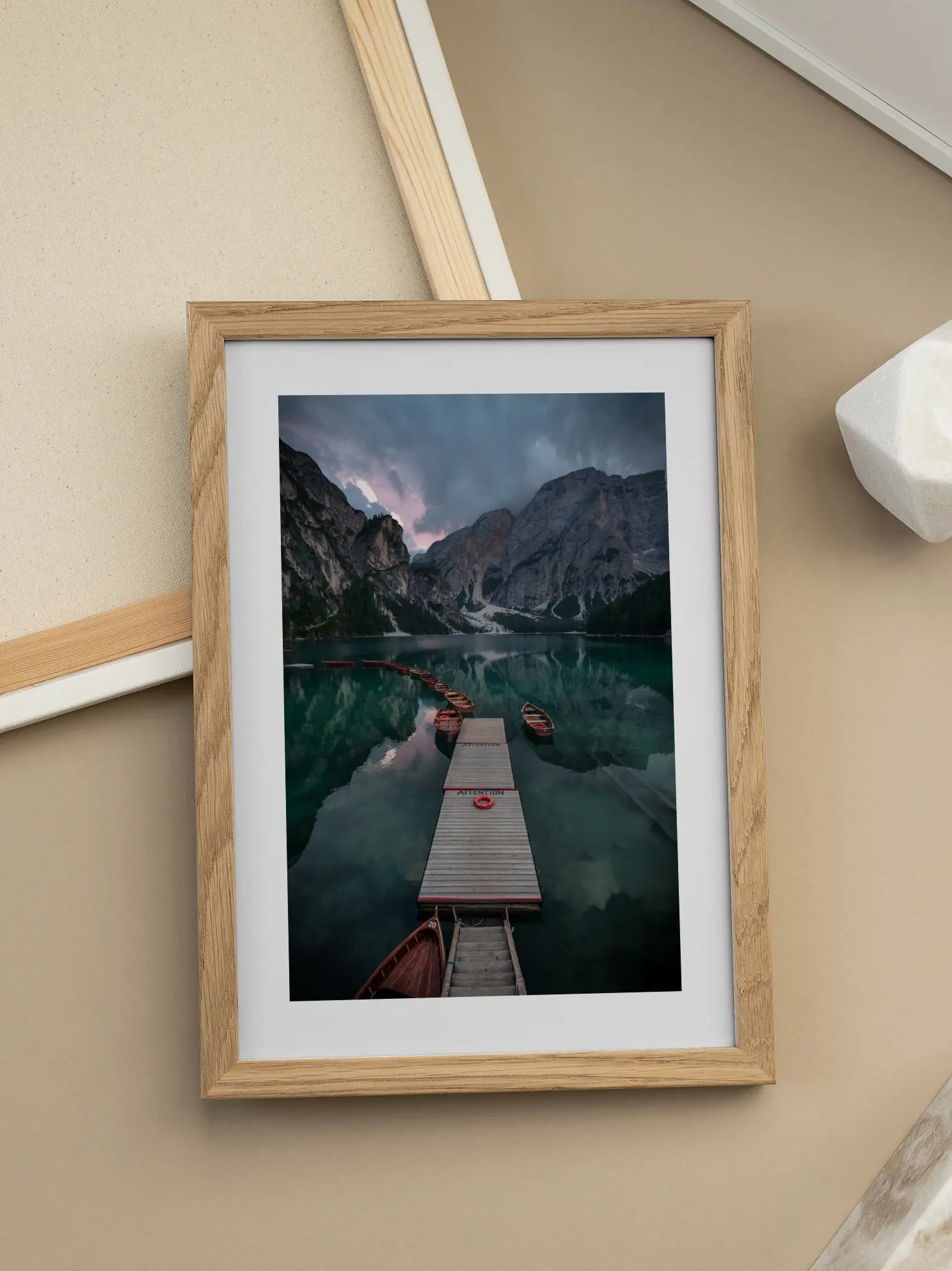 Mountain Lake Reflections Poster