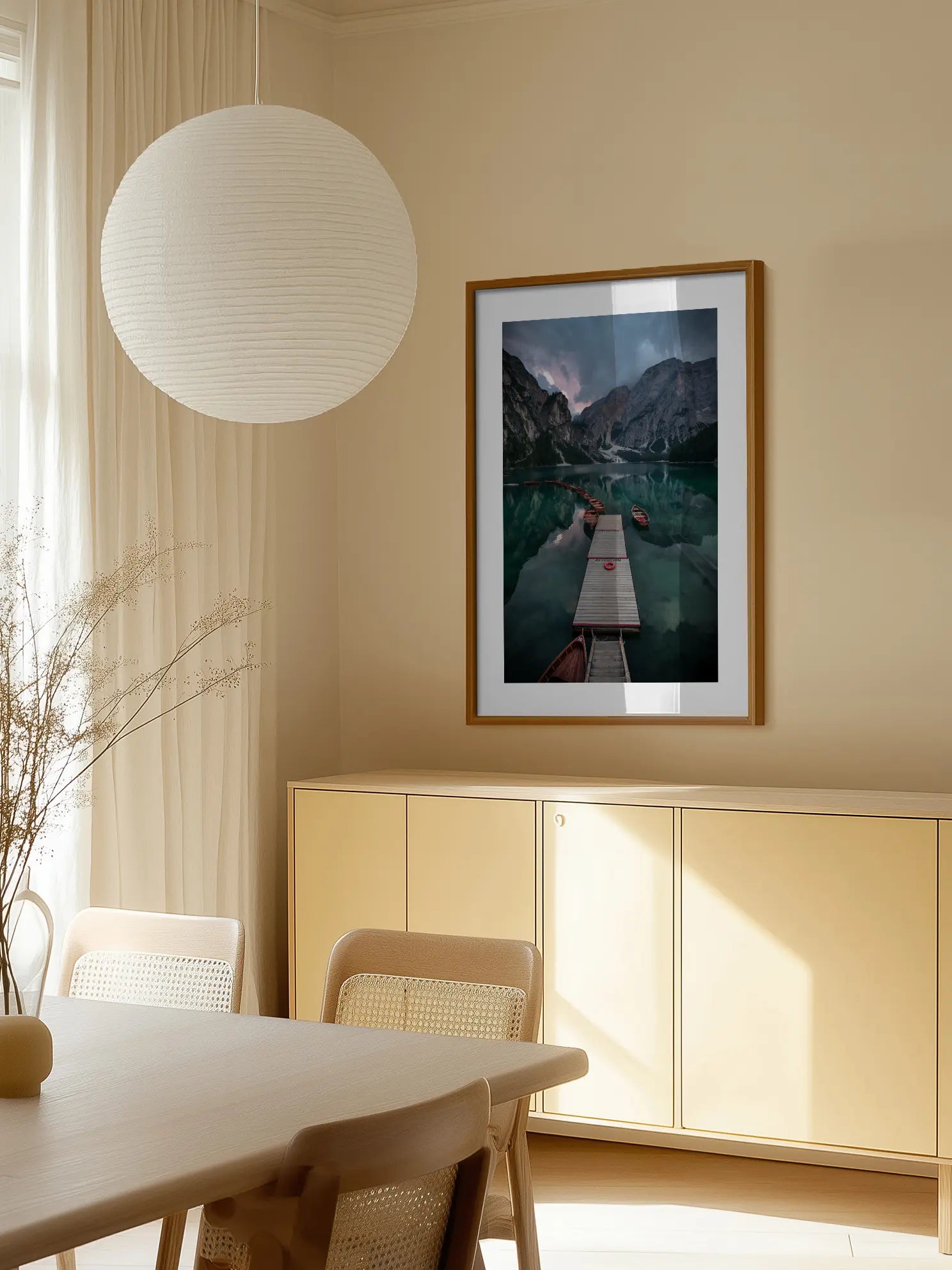 Mountain Lake Reflections Poster