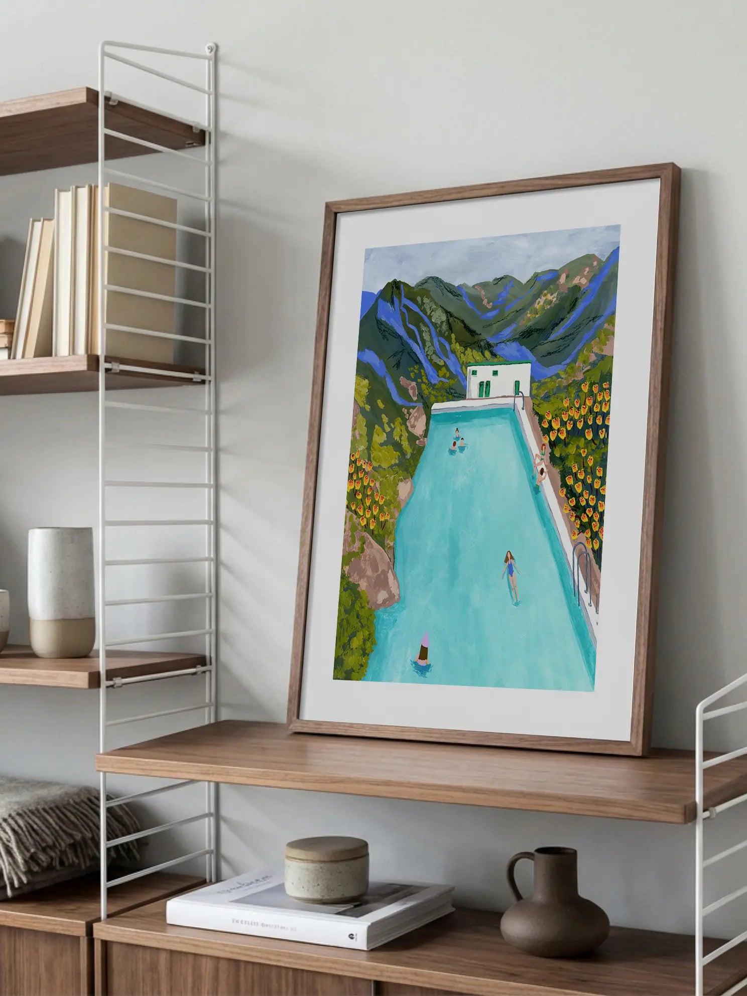 Mountain Pool Poster