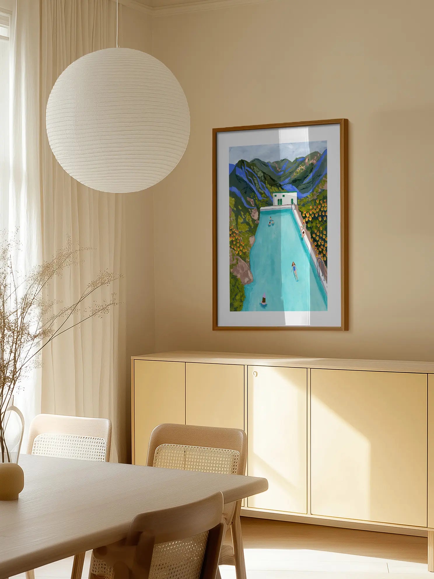 Mountain Pool Poster