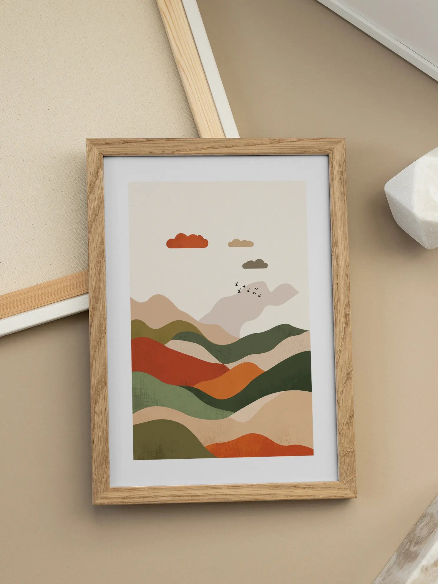 Mountain Reflections Poster
