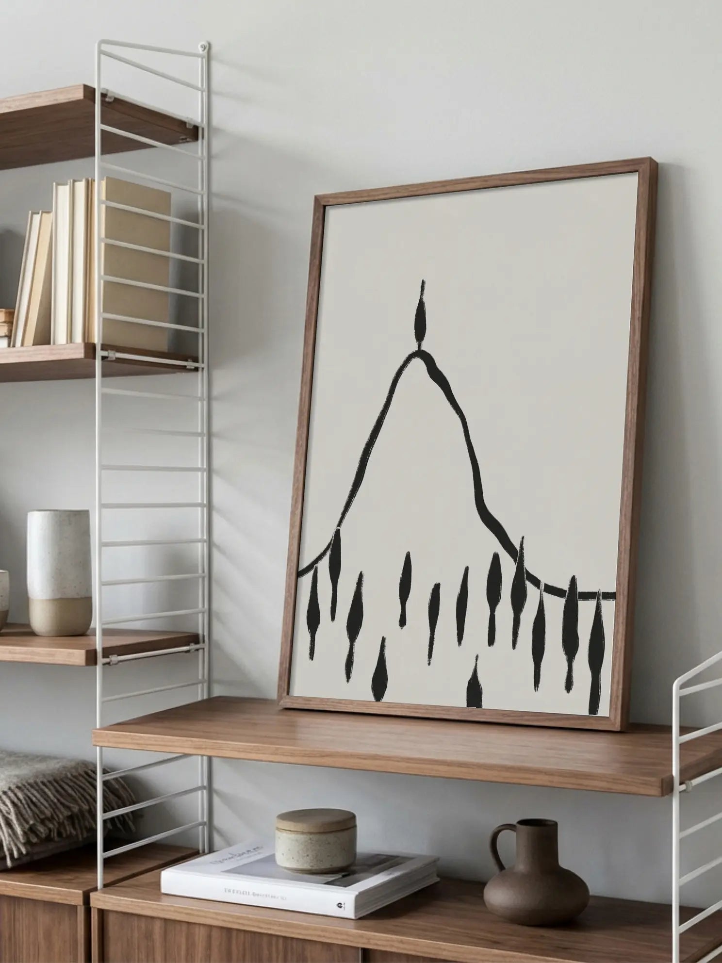 Mountain Silhouette Poster