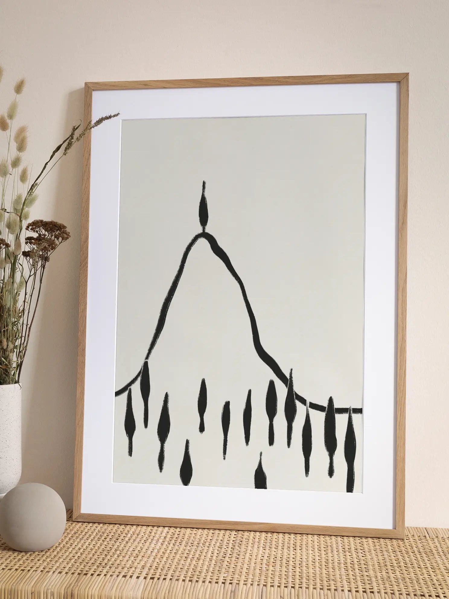 Mountain Silhouette Poster