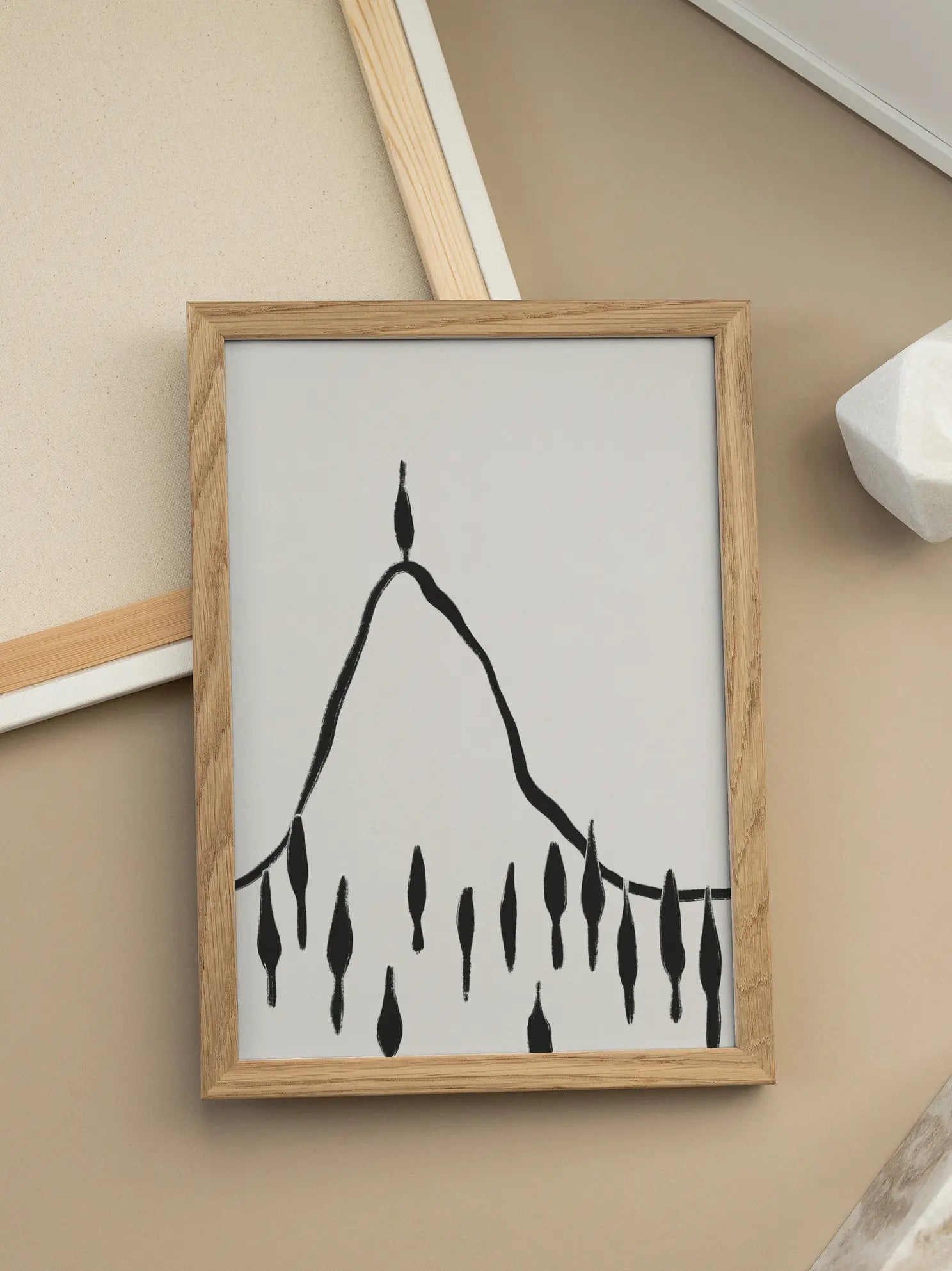Mountain Silhouette Poster