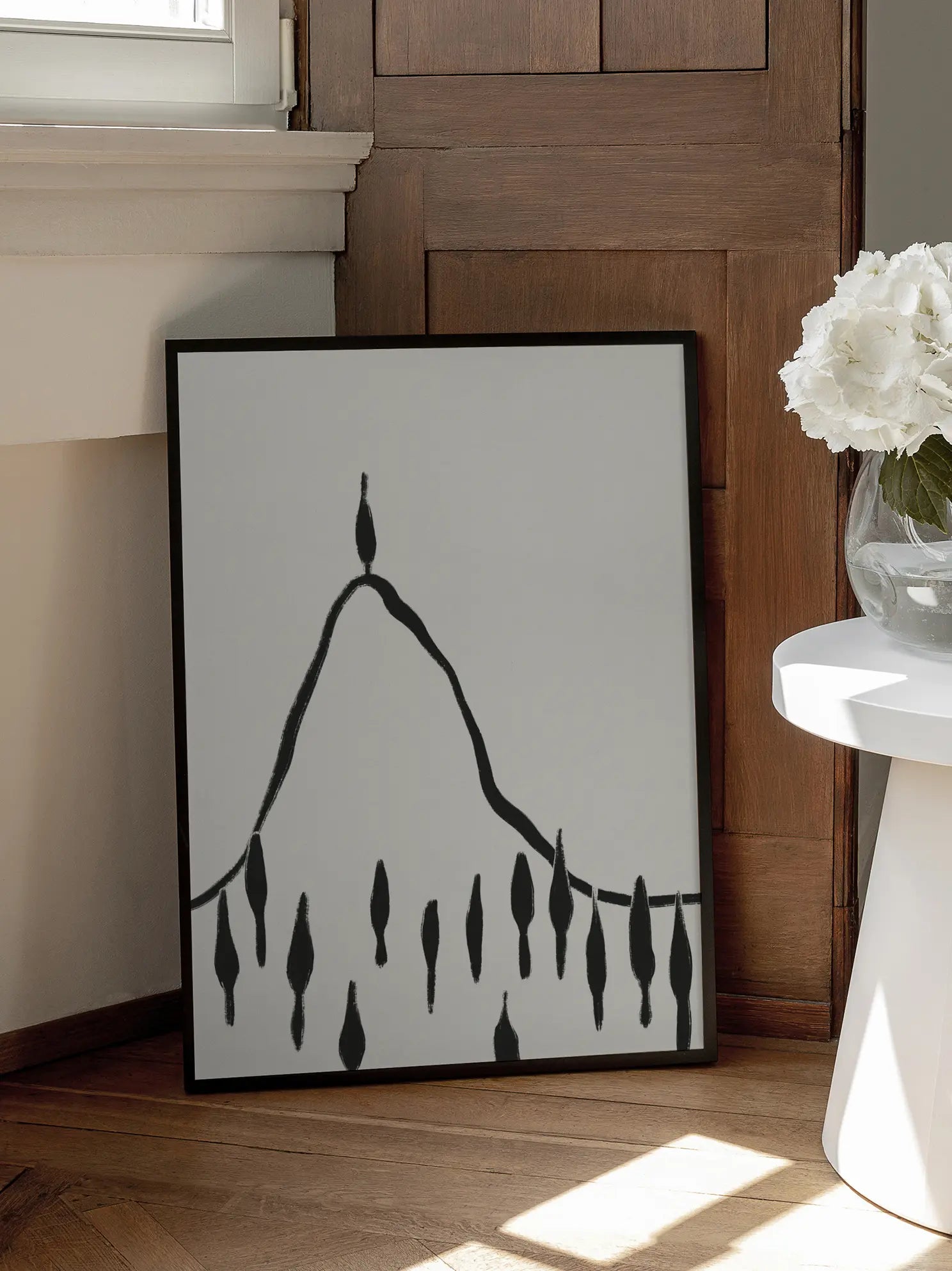 Mountain Silhouette Poster