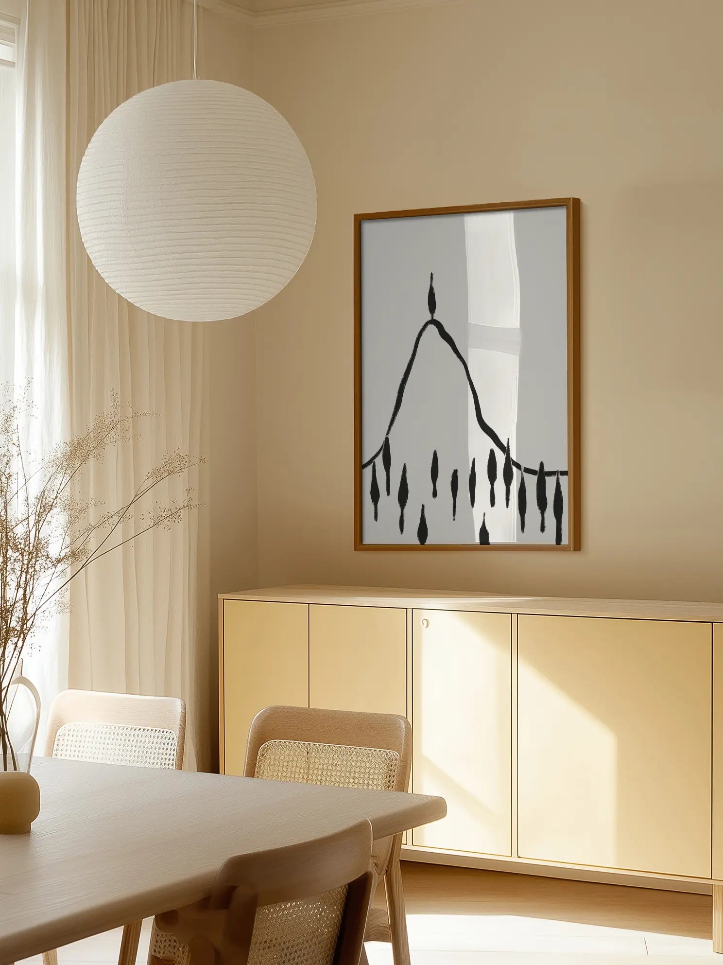Mountain Silhouette Poster