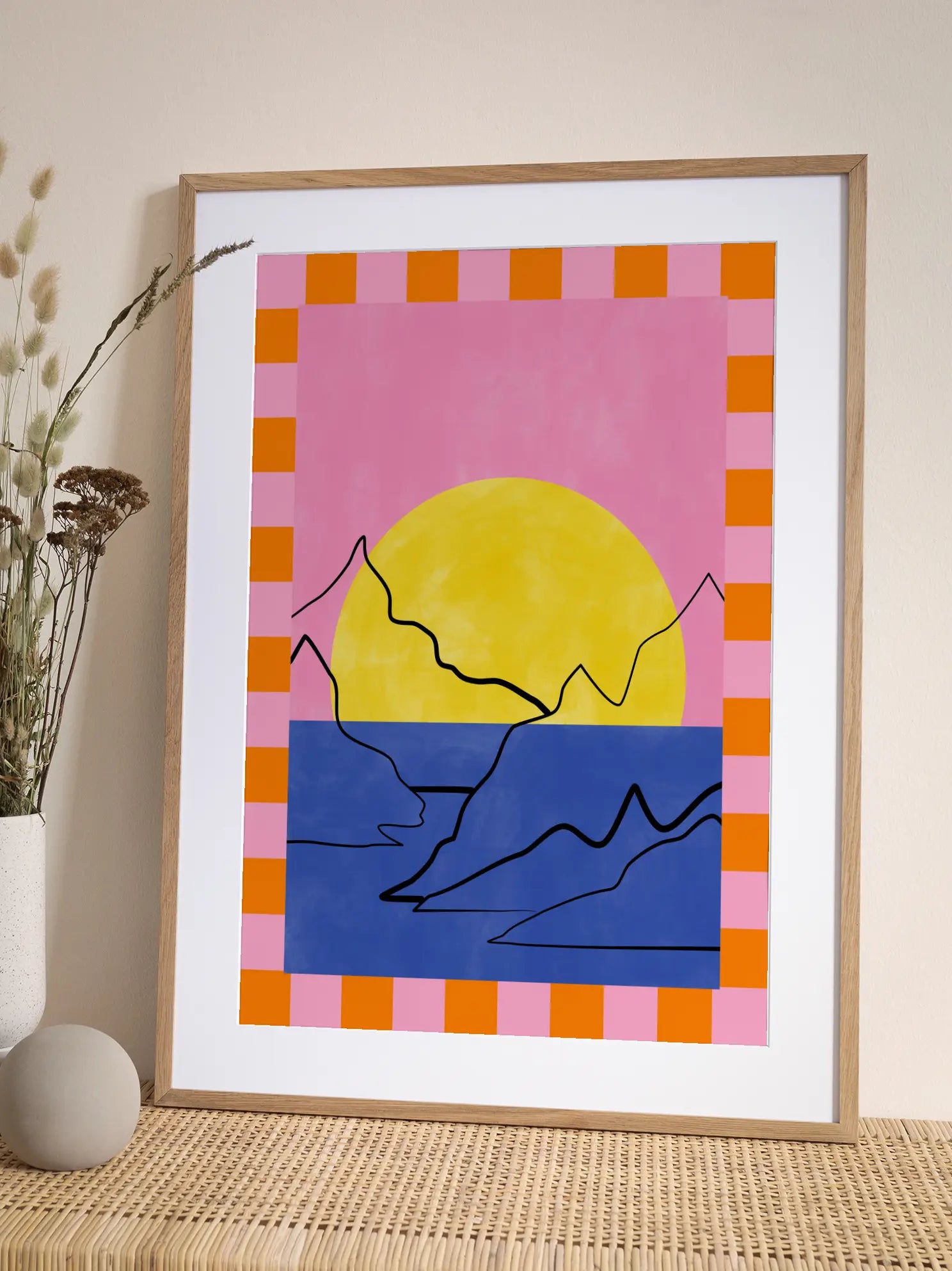 Mountain Sunset Poster