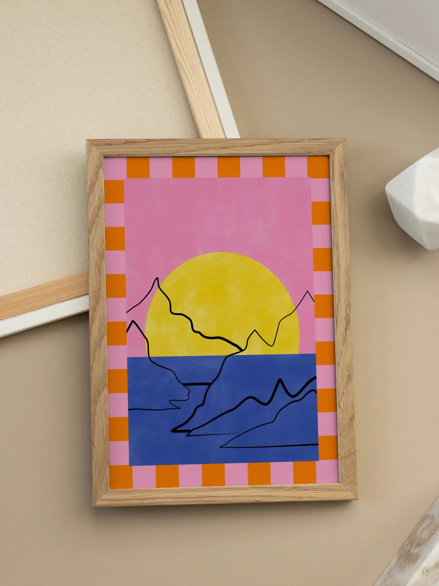Mountain Sunset Poster