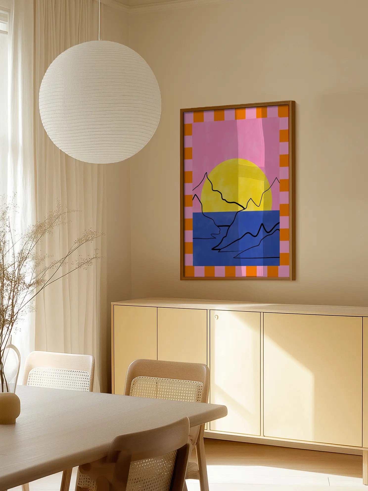 Mountain Sunset Poster